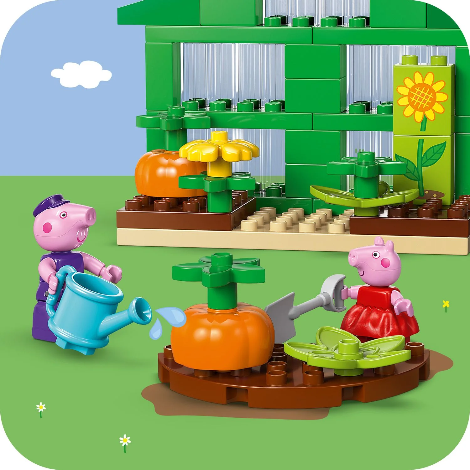 LEGO® DUPLO™ Grandpa Pig's Garden and Greenhouse
