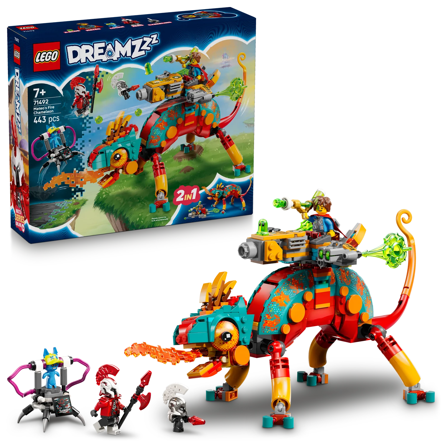 LEGO® DREAMZzz™ Mateo's Fire Chameleon