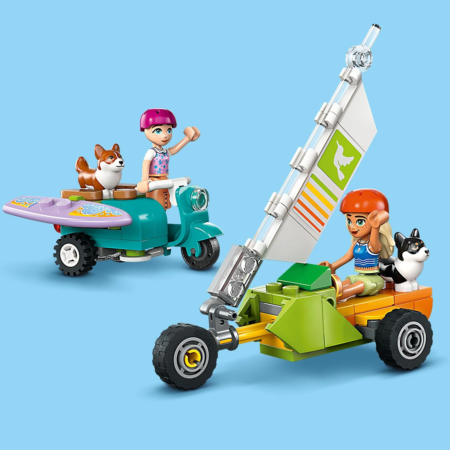 LEGO® Friends™ Surfing Dogs and Scooter Adventure