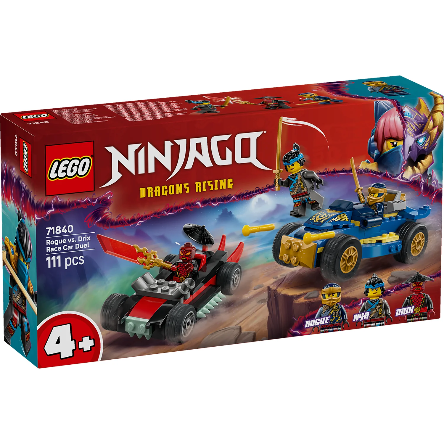 LEGO® NINJAGO® Rogue vs. Drix Race Car Duel