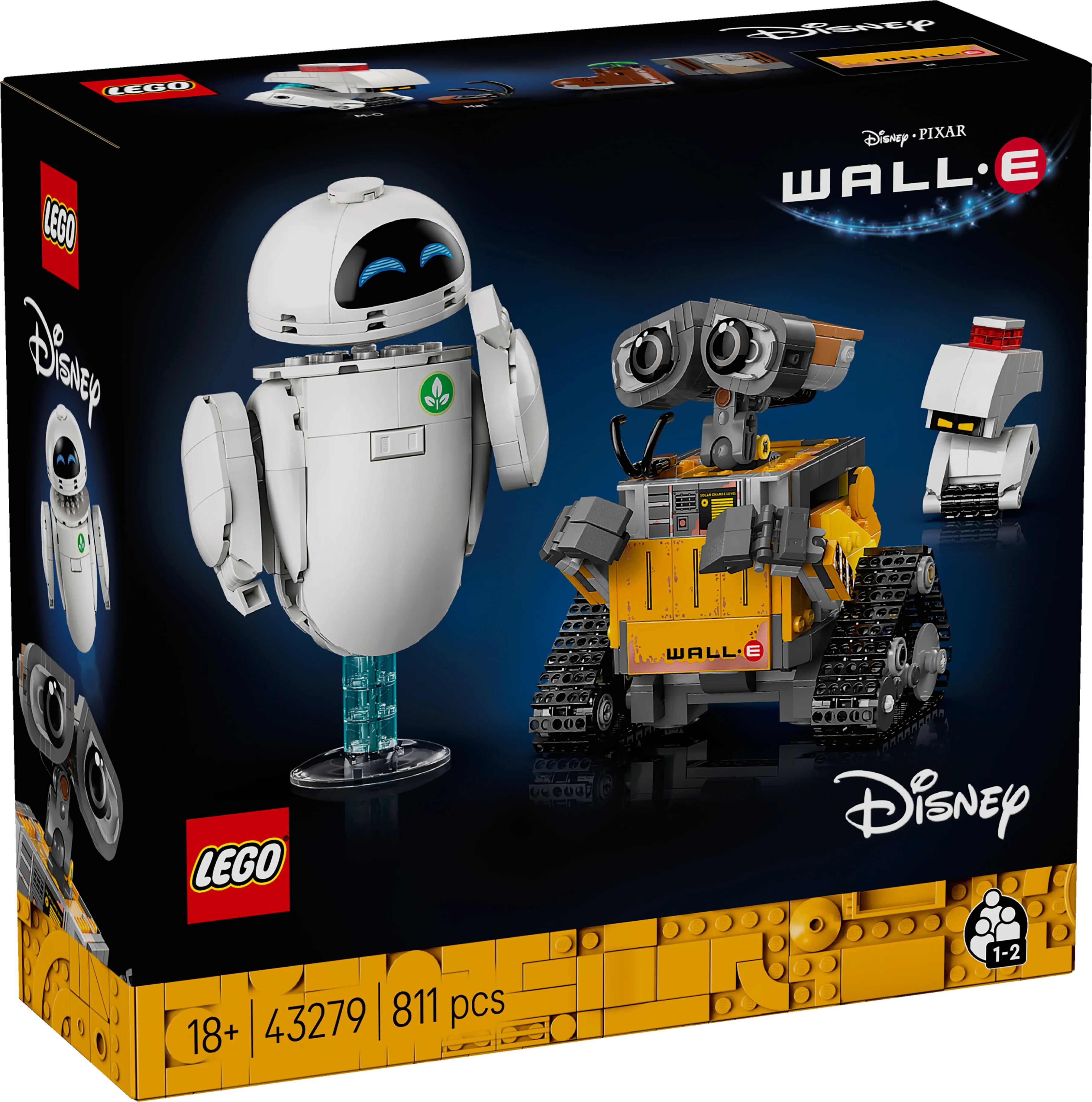 LEGO® Disney and Pixar WALL-E and EVE