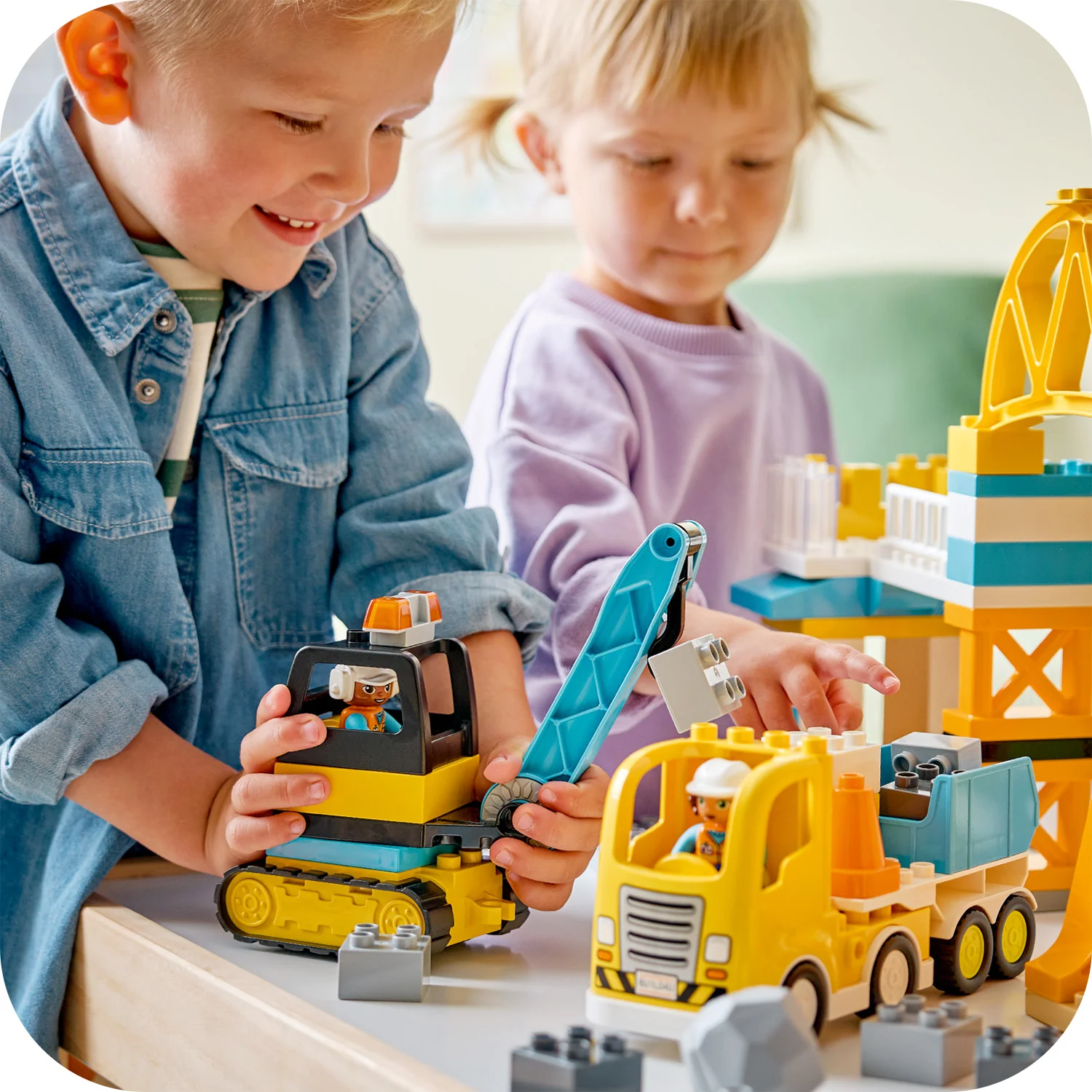 LEGO® DUPLO® Town 3-in-1 Construction Site and Vehicles