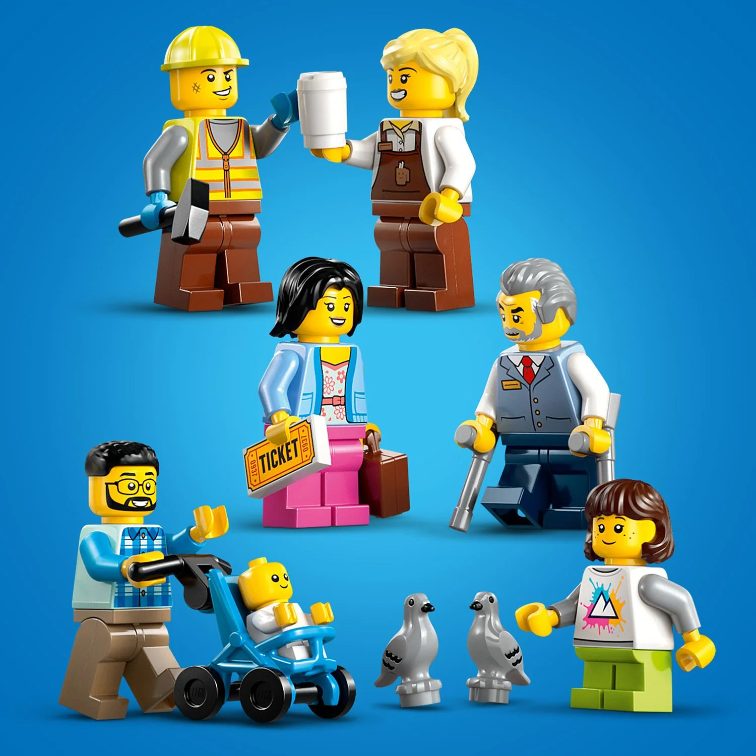 LEGO® City Central Train Station