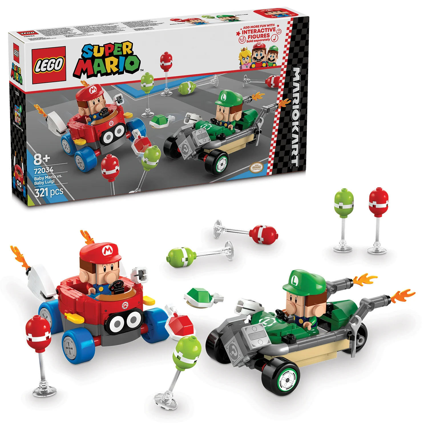 LEGO® Super Mario™: Mario Kart™ – Baby Mario vs. Baby Luigi