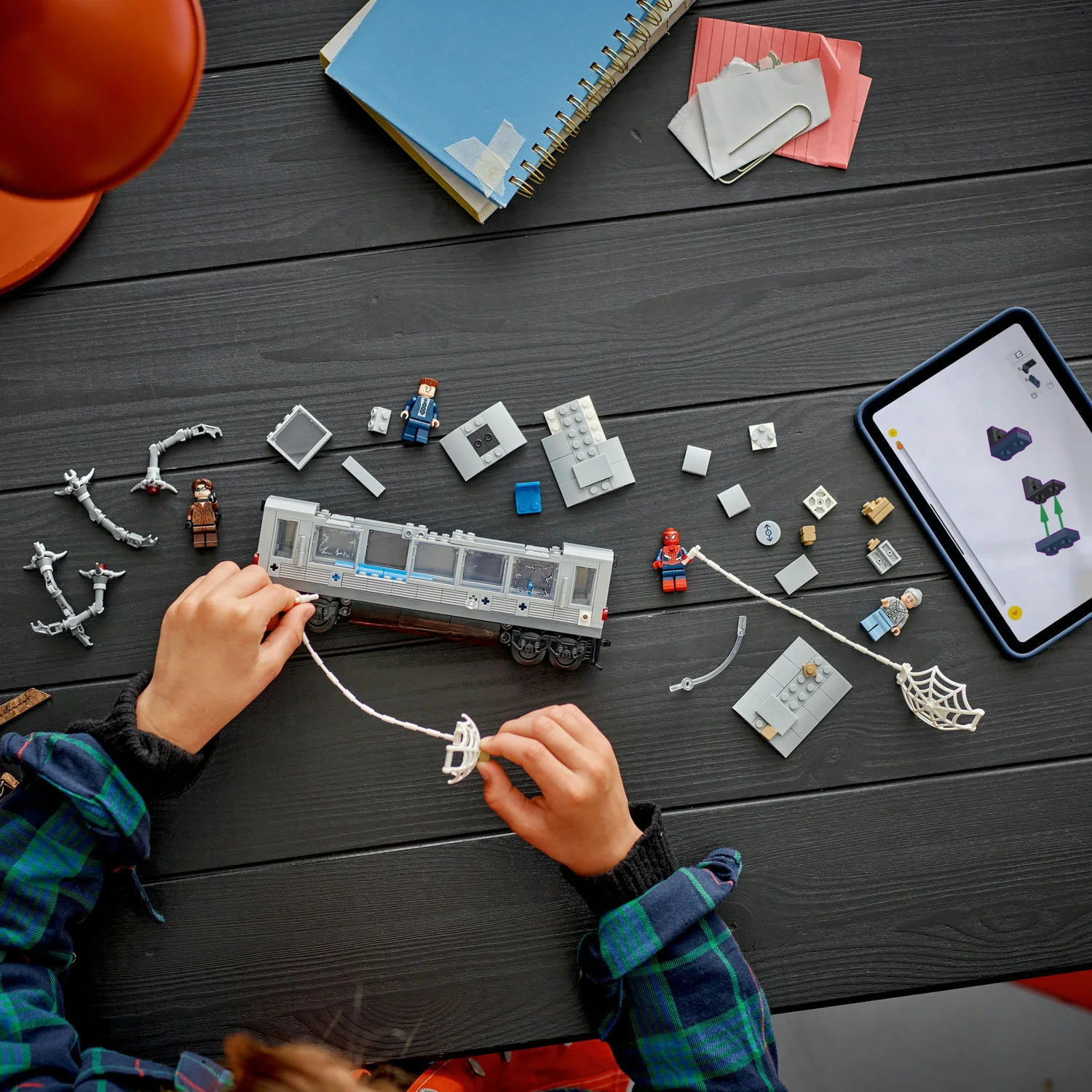 LEGO® Marvel Spider-Man vs. Doc Ock Subway Train Scene