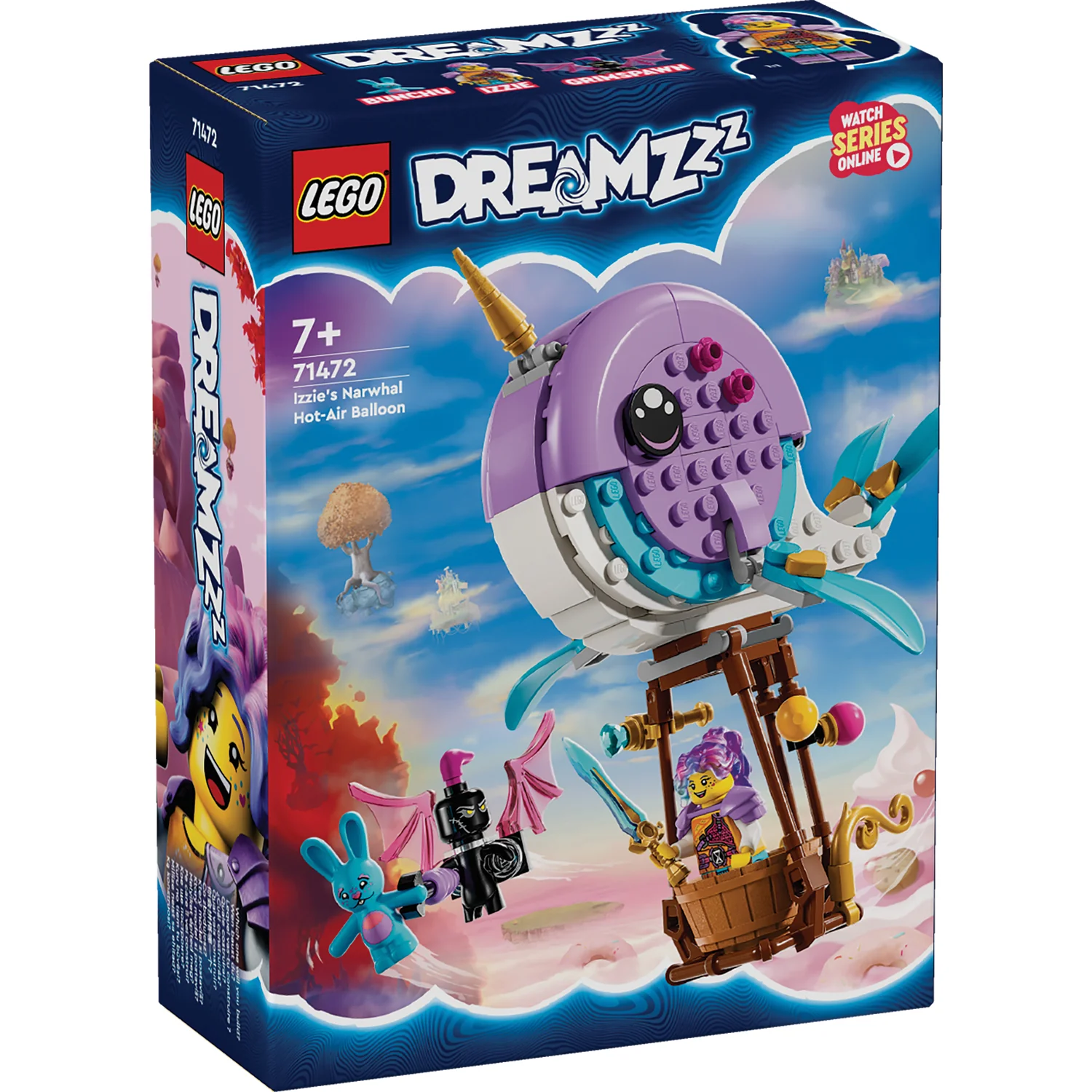 LEGO® DREAMZzz™ Izzie's Narwhal Hot-Air Balloon
