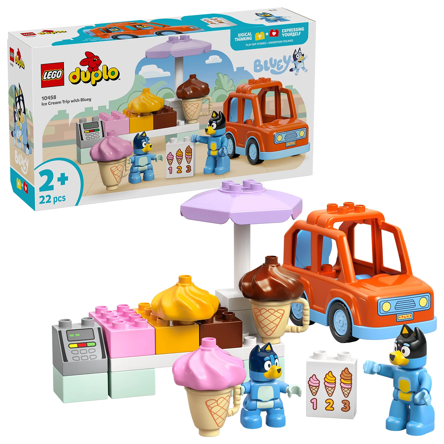 LEGO® DUPLO® Bluey: Ice Cream Trip with Bluey