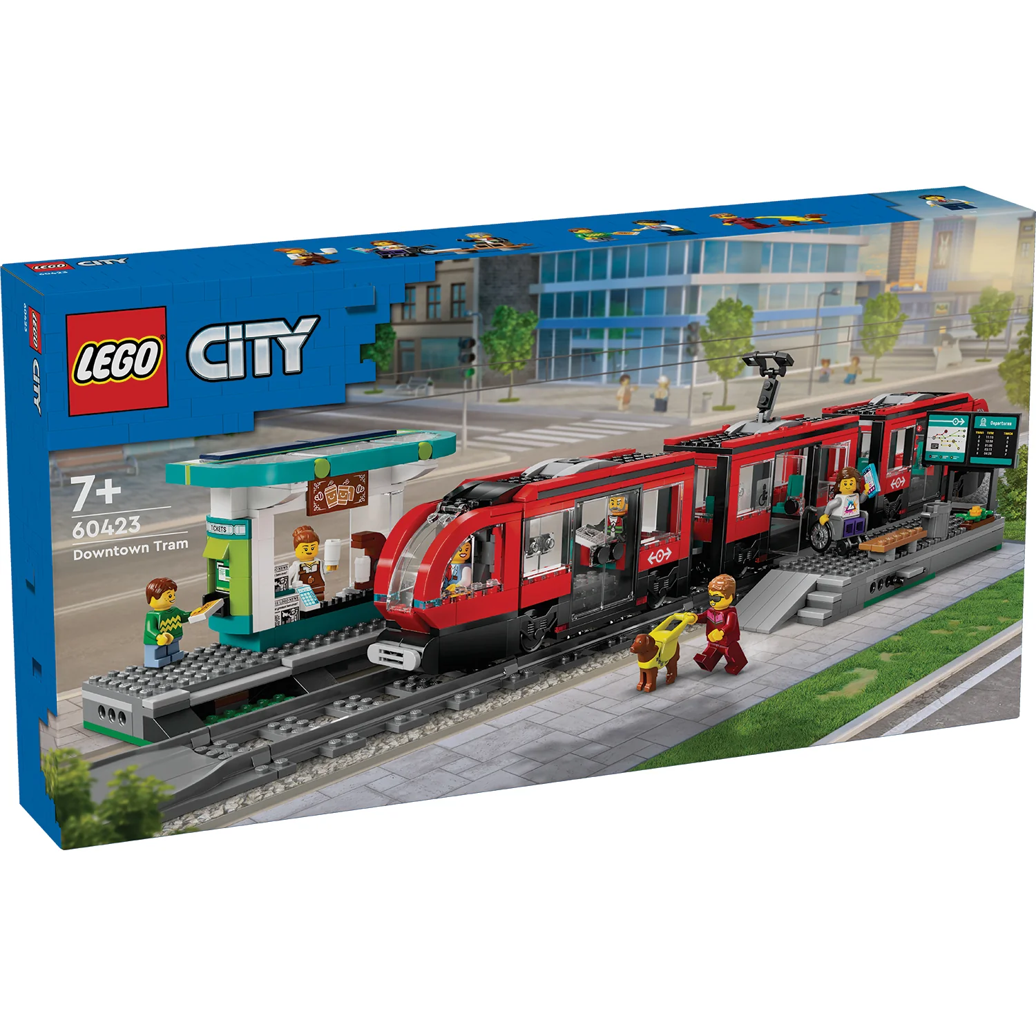 LEGO® City Downtown Tram and Station