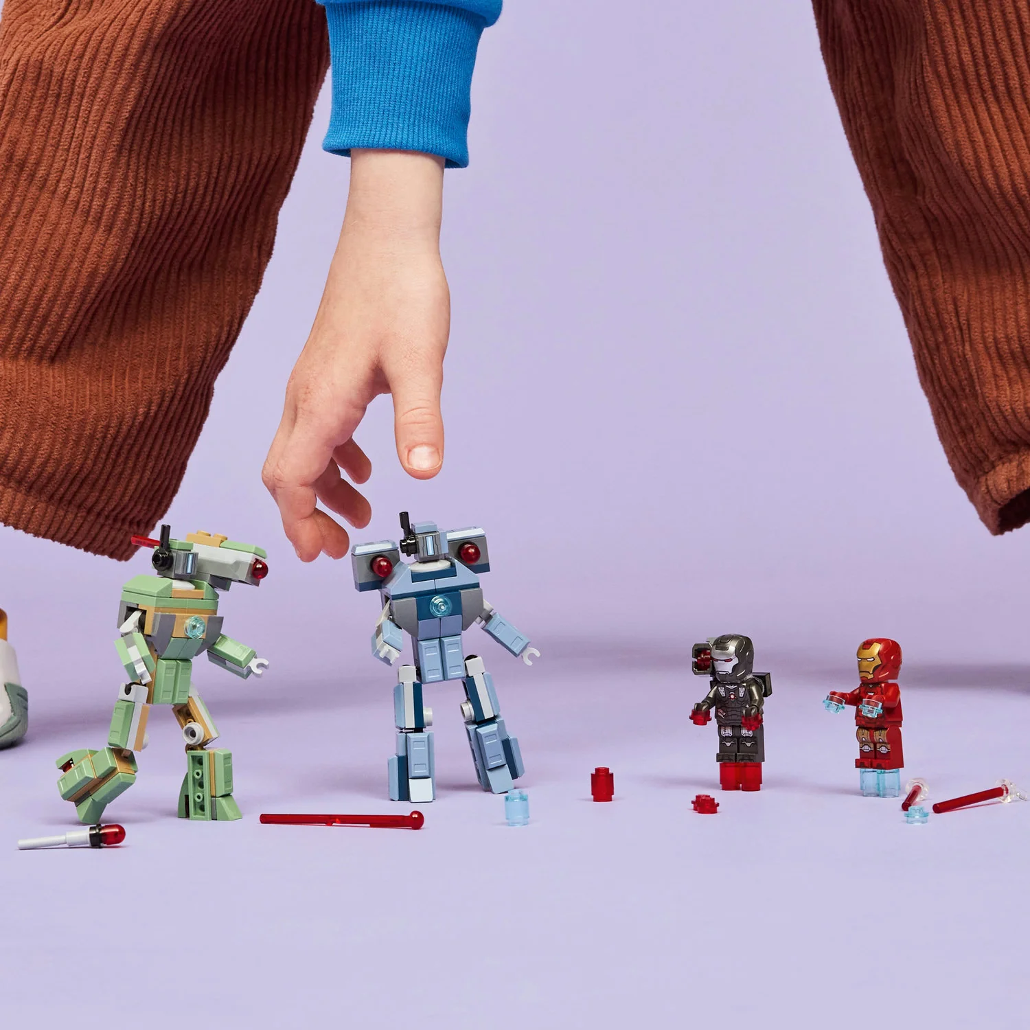 LEGO® Marvel Iron Man & War Machine vs. Hammer Drones