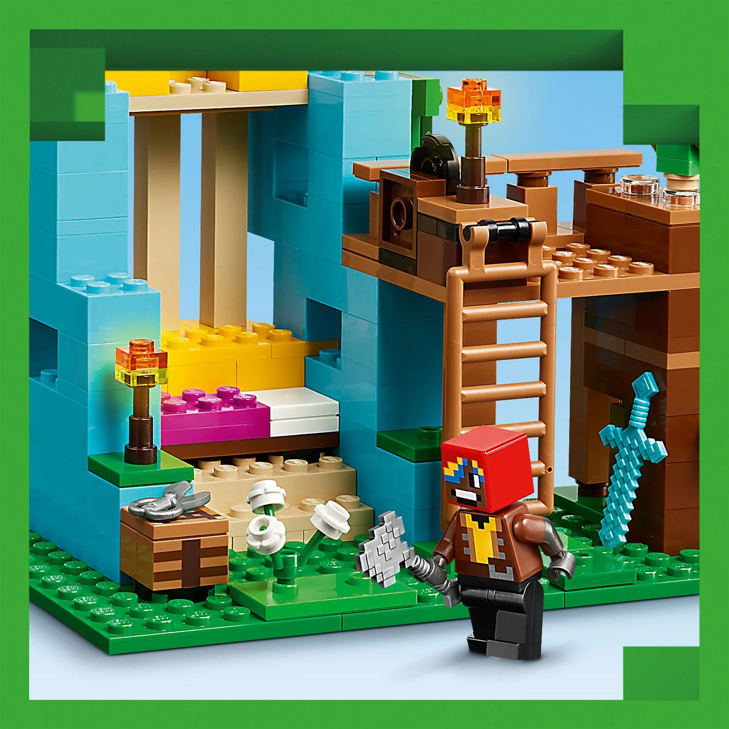 LEGO® Minecraft® The Parrot Houses
