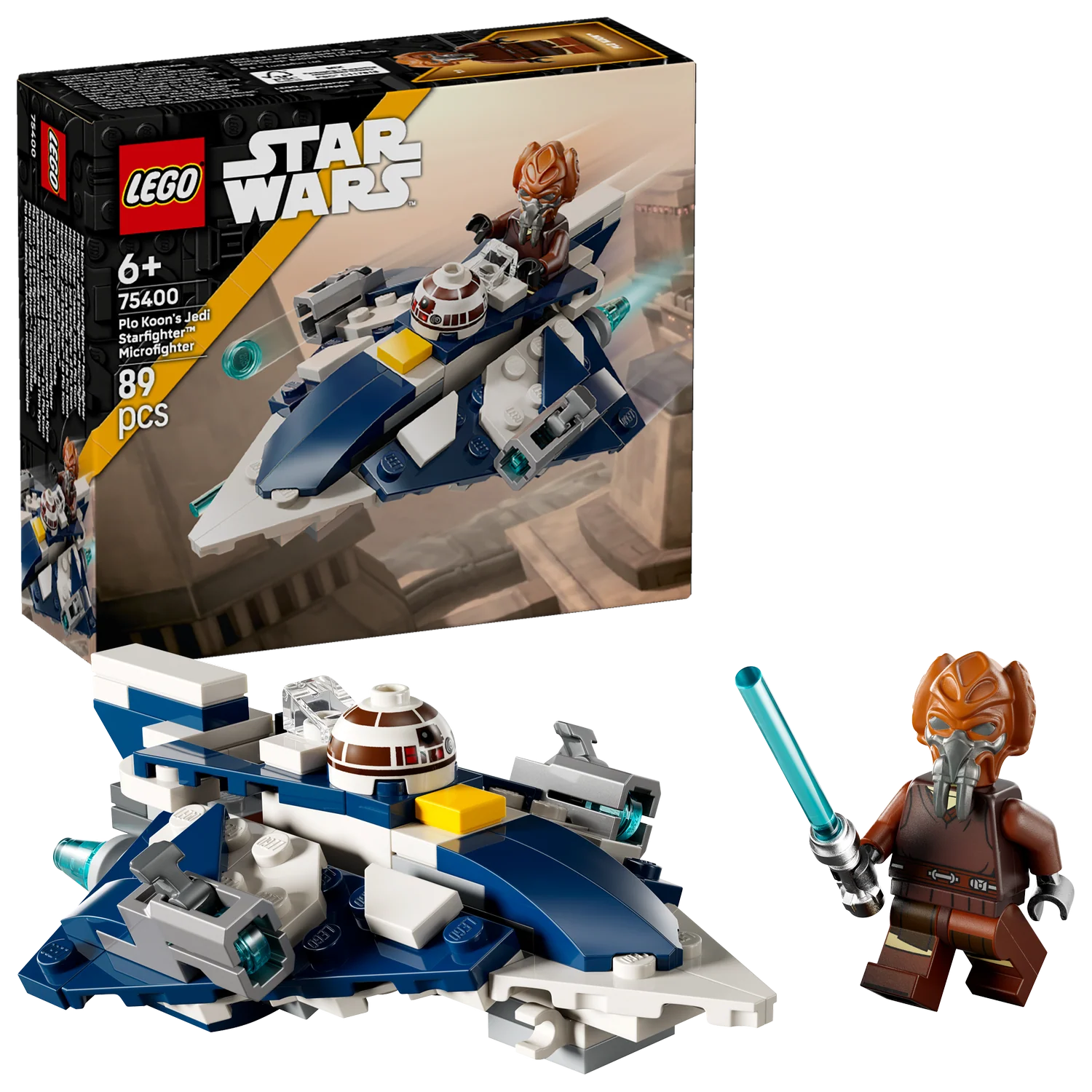 LEGO® Star Wars™ Plo Koon's Jedi Starfighter™ Microfighter