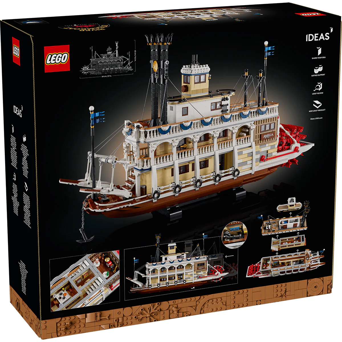 LEGO® Ideas River Steamboat