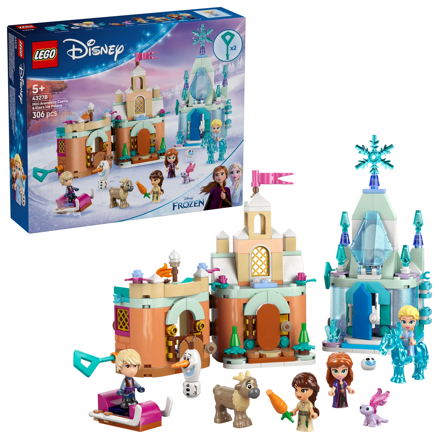 LEGO® Disney™ Mini Arendelle Castle & Elsa's Ice Palace
