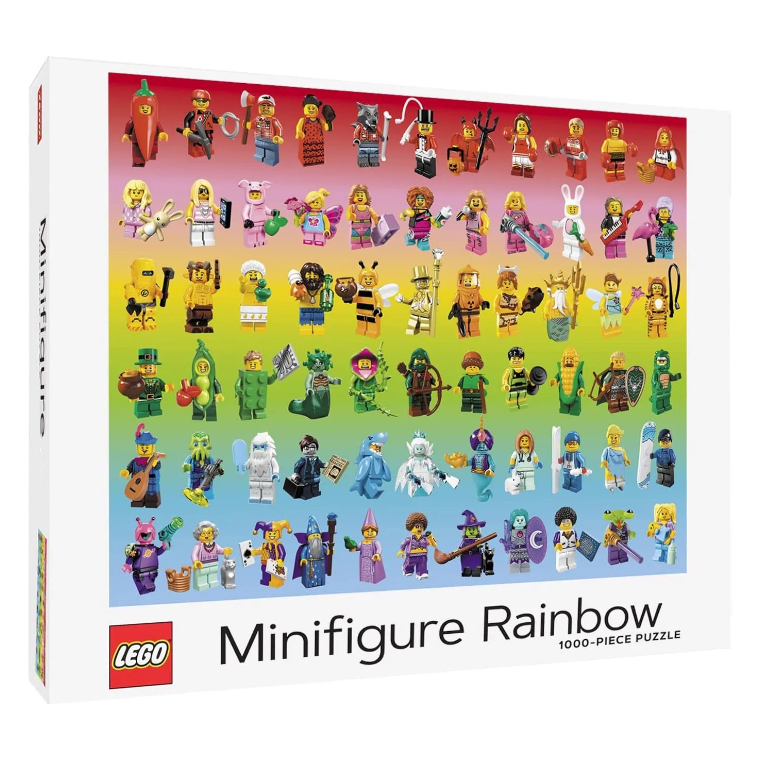 LEGO Minifigure Rainbow 1000-Piece Puzzle