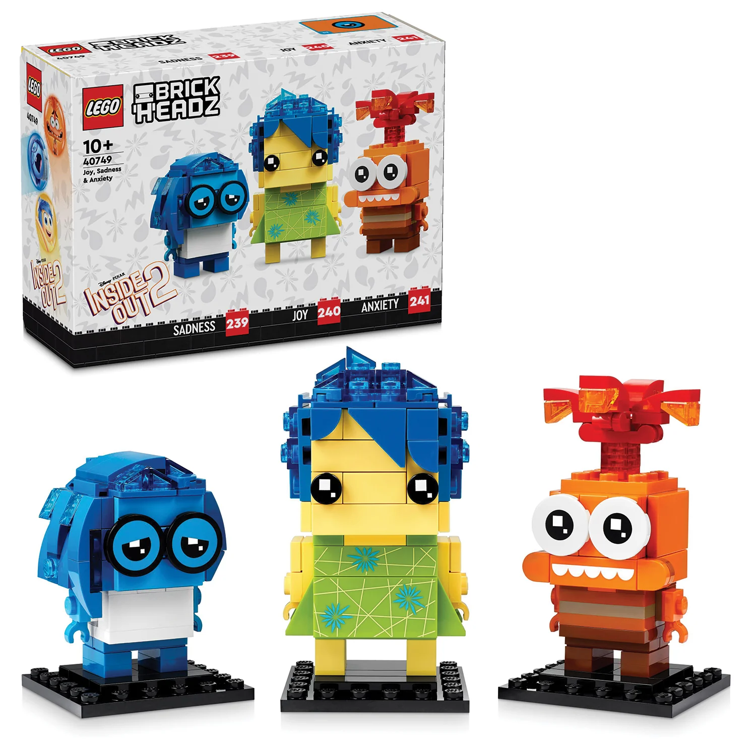 LEGO® BrickHeadz™ Joy, Sadness & Anxiety