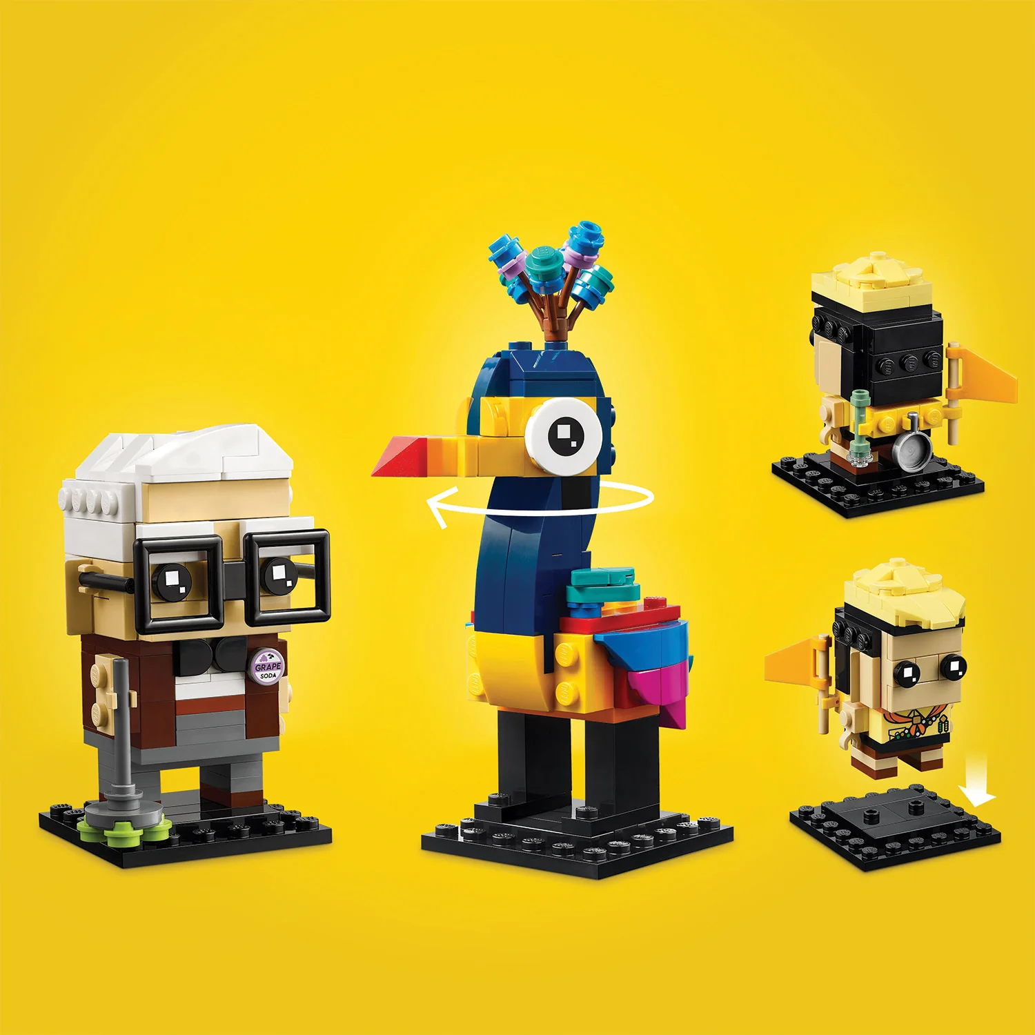LEGO® BrickHeadz™ Carl, Russell & Kevin