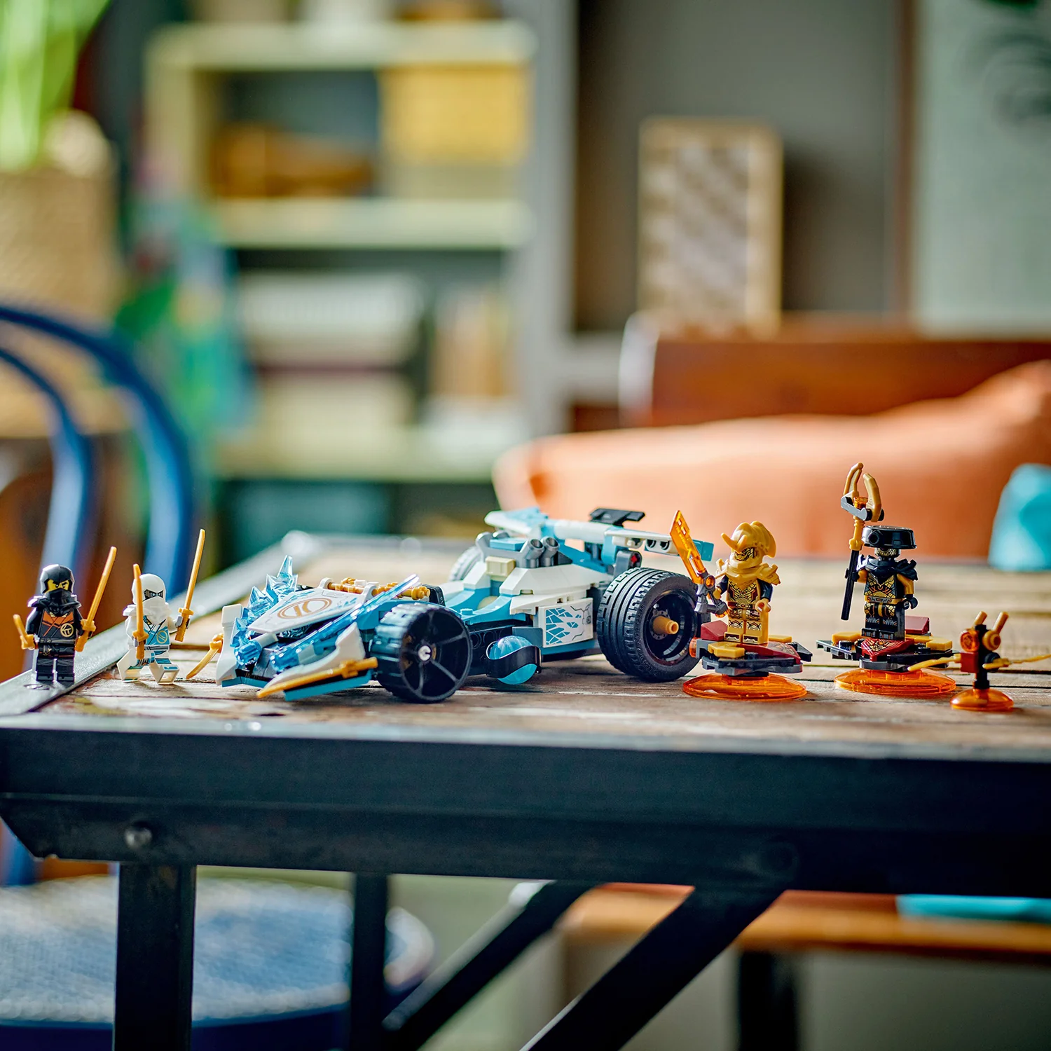 LEGO® NINJAGO® Zane’s Dragon Power Spinjitzu Race Car