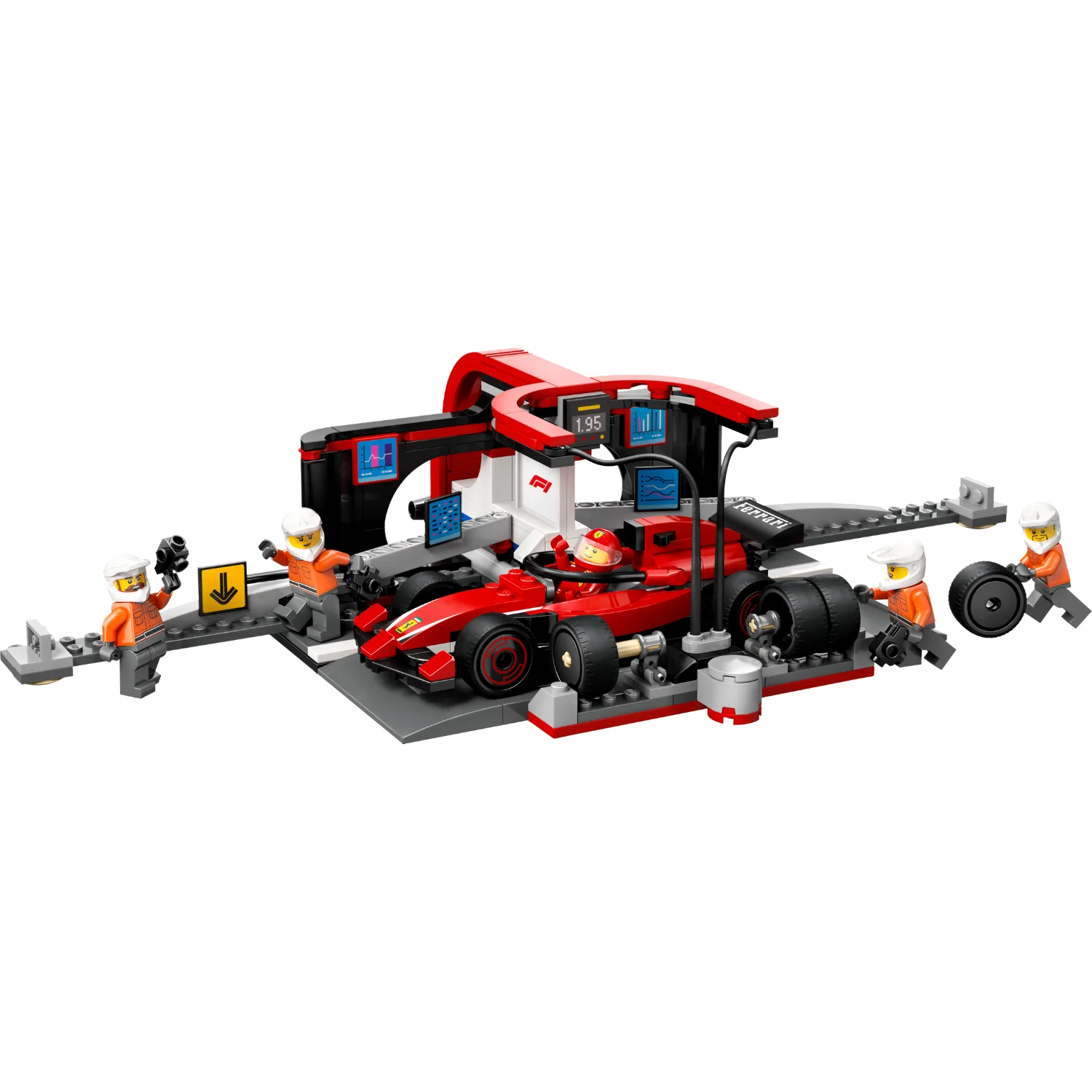 LEGO® City F1® Pit Stop & Pit Crew with Ferrari Car
