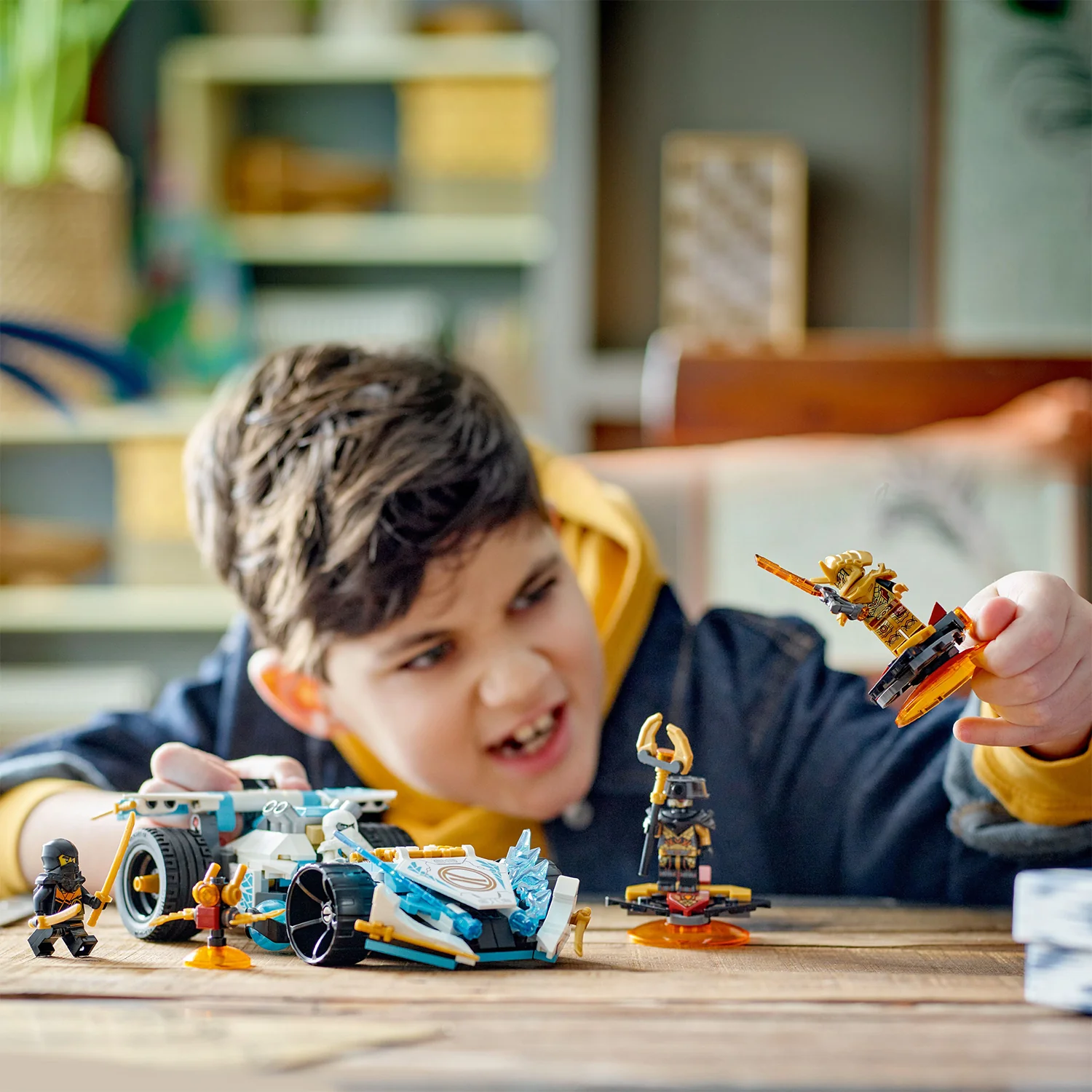 LEGO® NINJAGO® Zane’s Dragon Power Spinjitzu Race Car