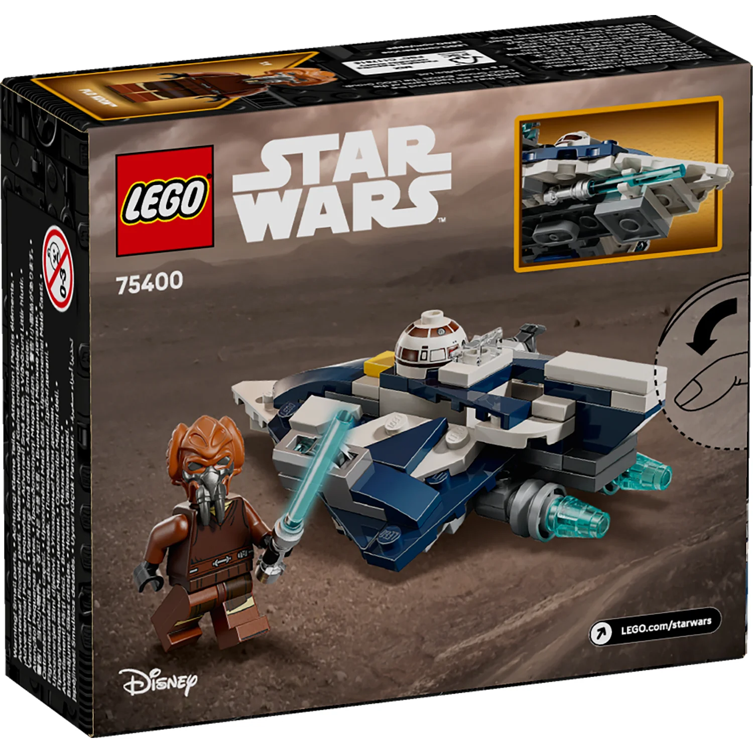 LEGO® Star Wars™ Plo Koon's Jedi Starfighter™ Microfighter