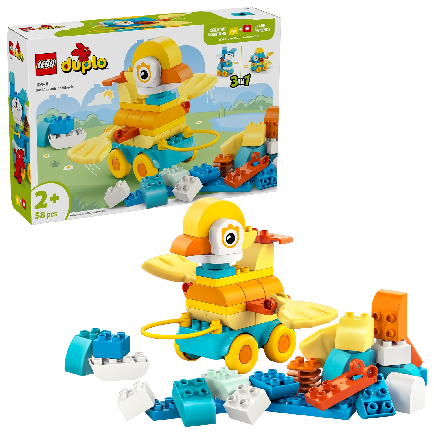 LEGO® DUPLO™ 3in1 Animals on Wheels