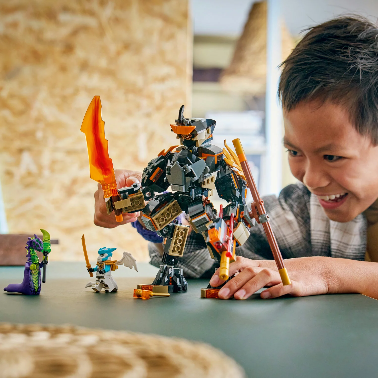 LEGO® NINJAGO® Cole’s Mission Mech & Dragon Zane