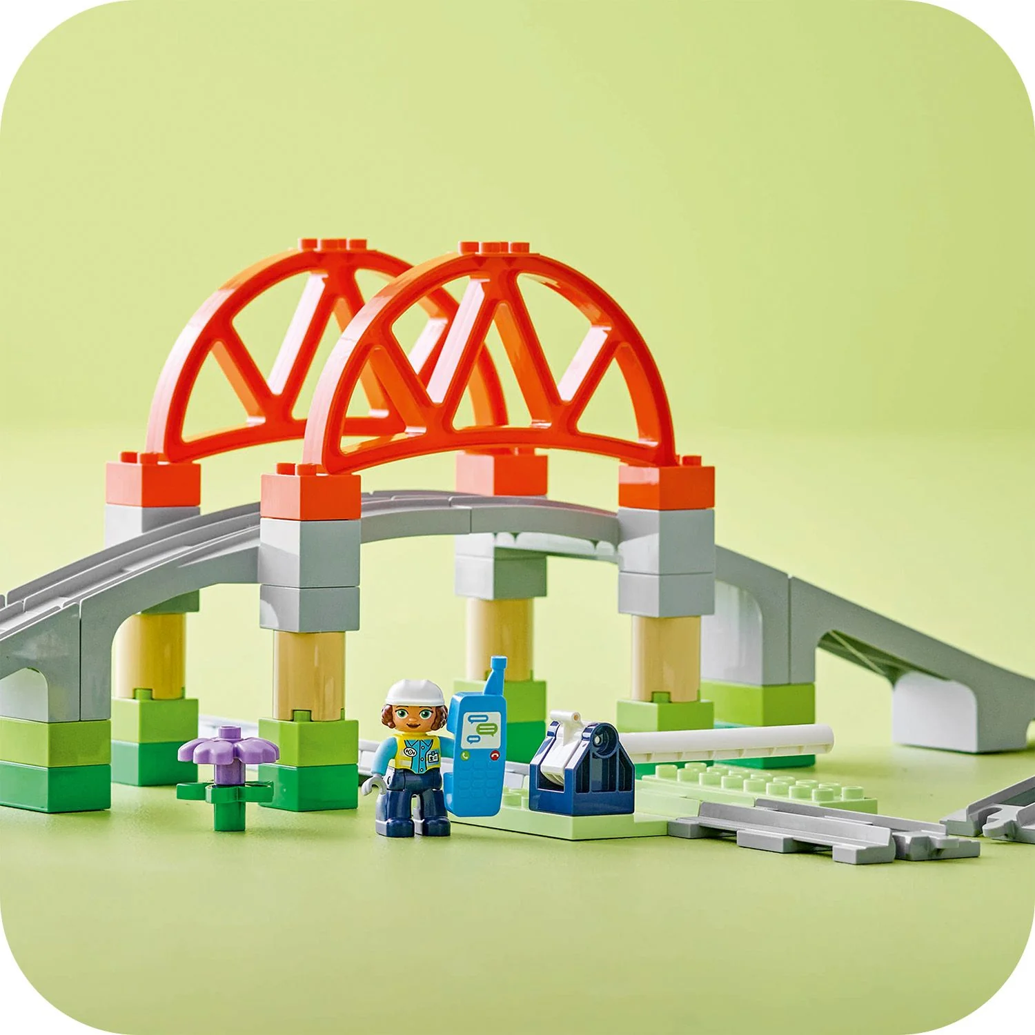 LEGO® DUPLO™ Train Bridge and Tracks Expansion Set