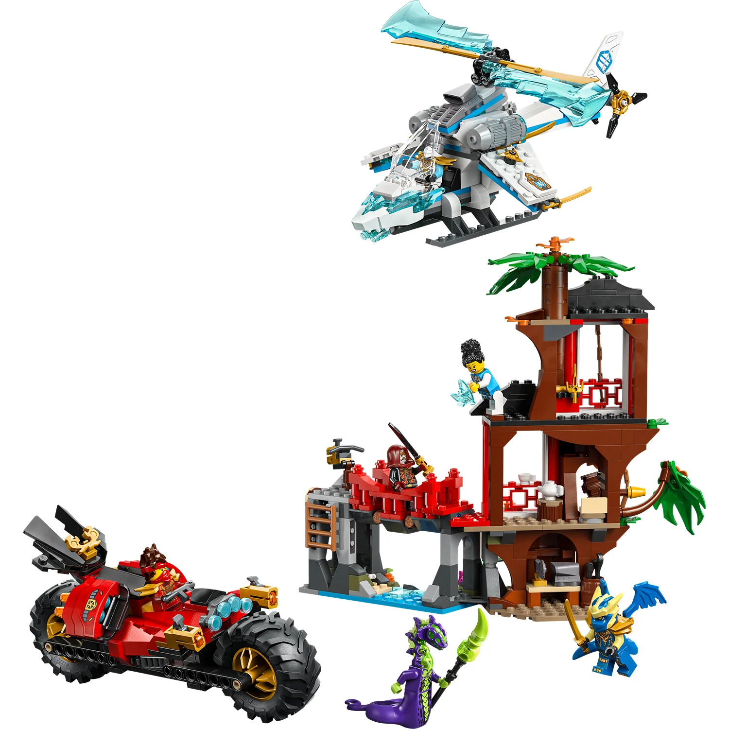 LEGO® NINJAGO® Ninja Vehicle Tree House Battle