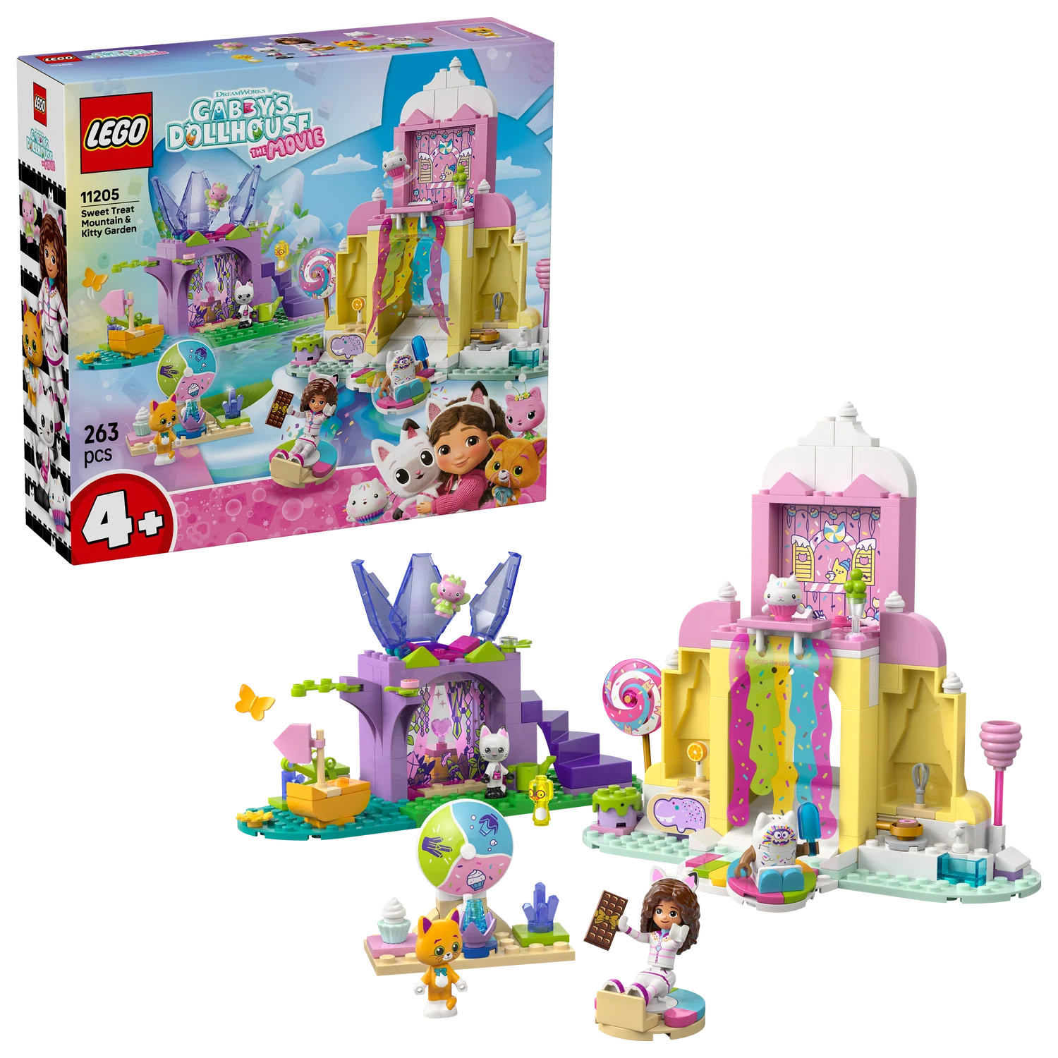 LEGO® Gabby’s Dollhouse Sweet Treat Mountain & Kitty Garden