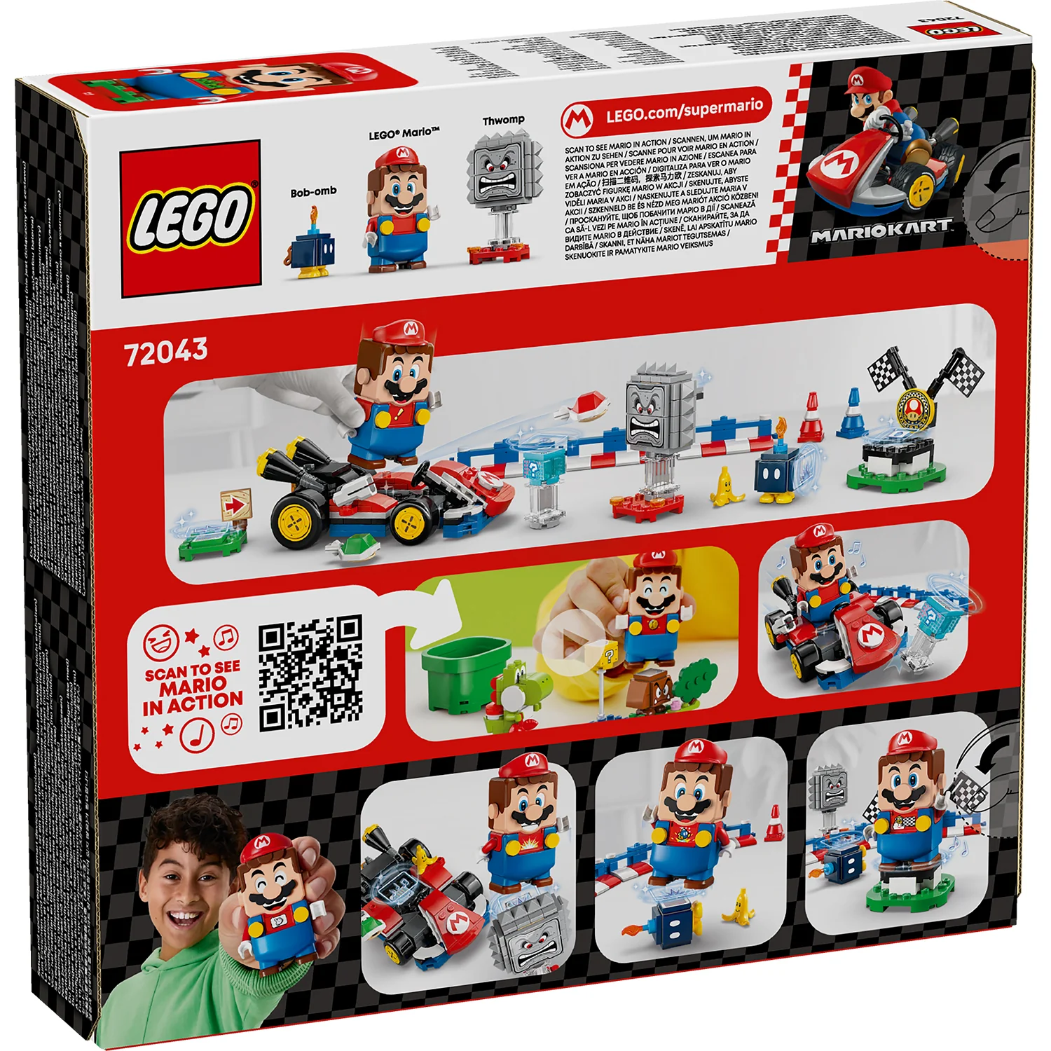 LEGO® Super Mario™: Mario Kart™ – Interactive LEGO® Mario™ & Standard Kart