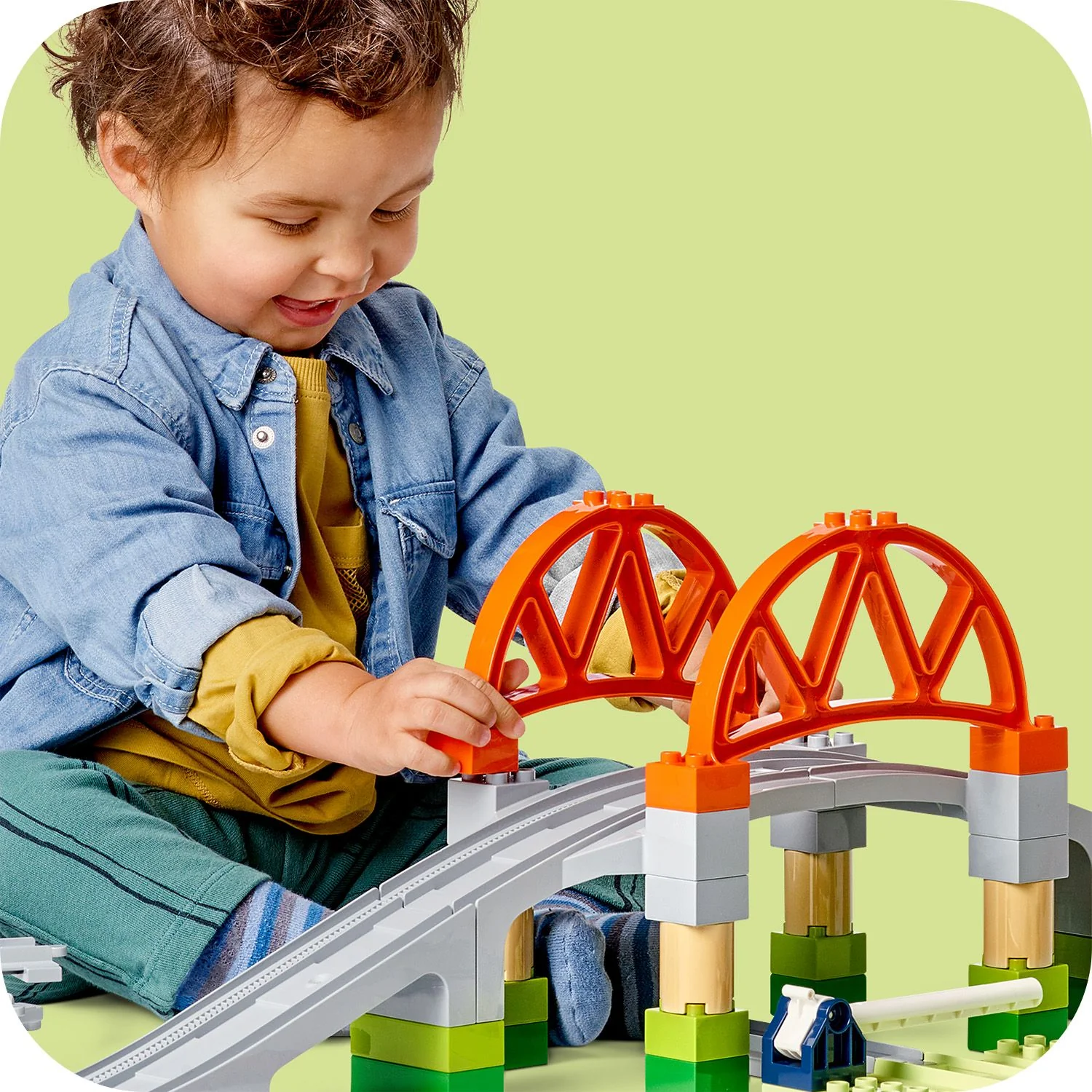 LEGO® DUPLO™ Train Bridge and Tracks Expansion Set