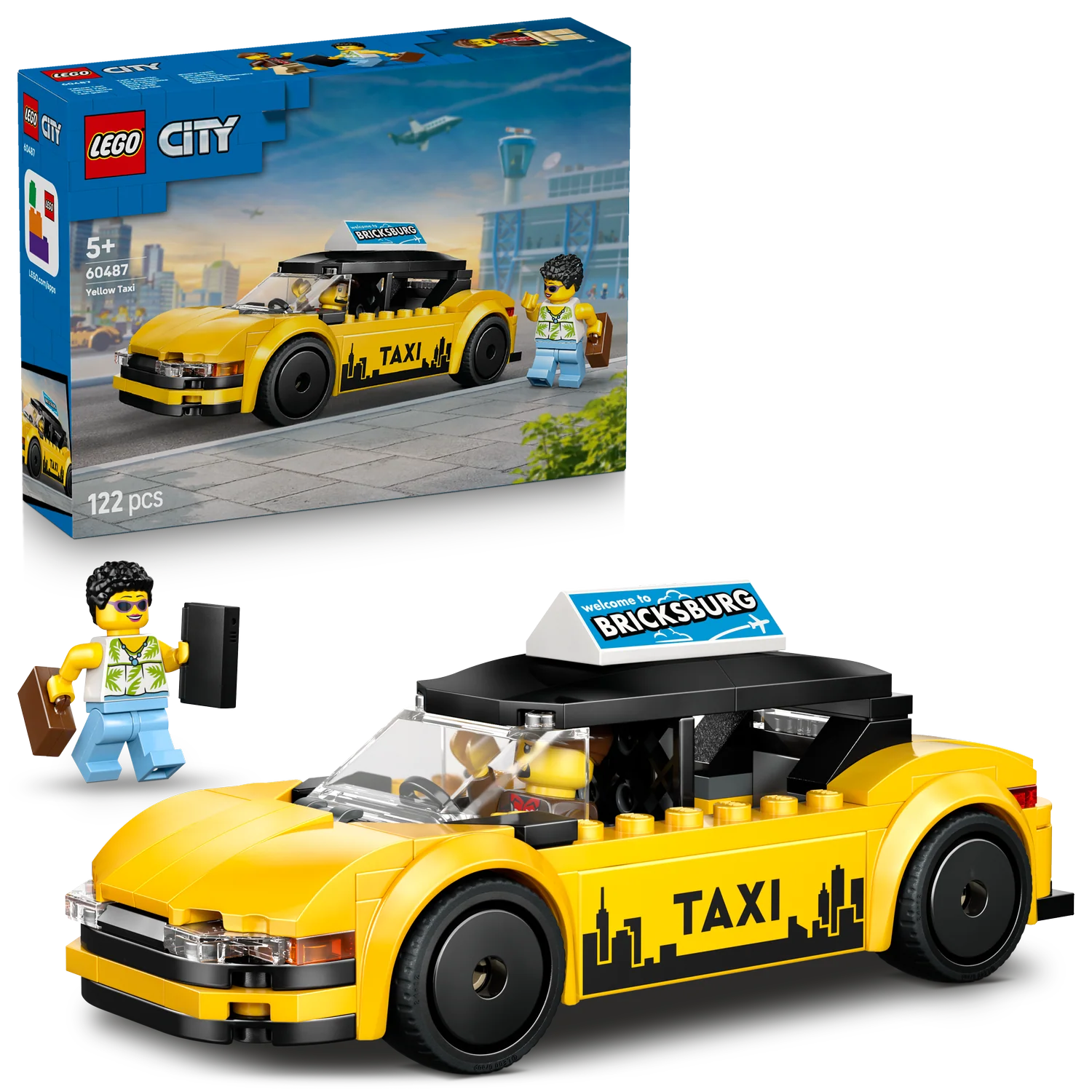 LEGO® City Yellow Taxi