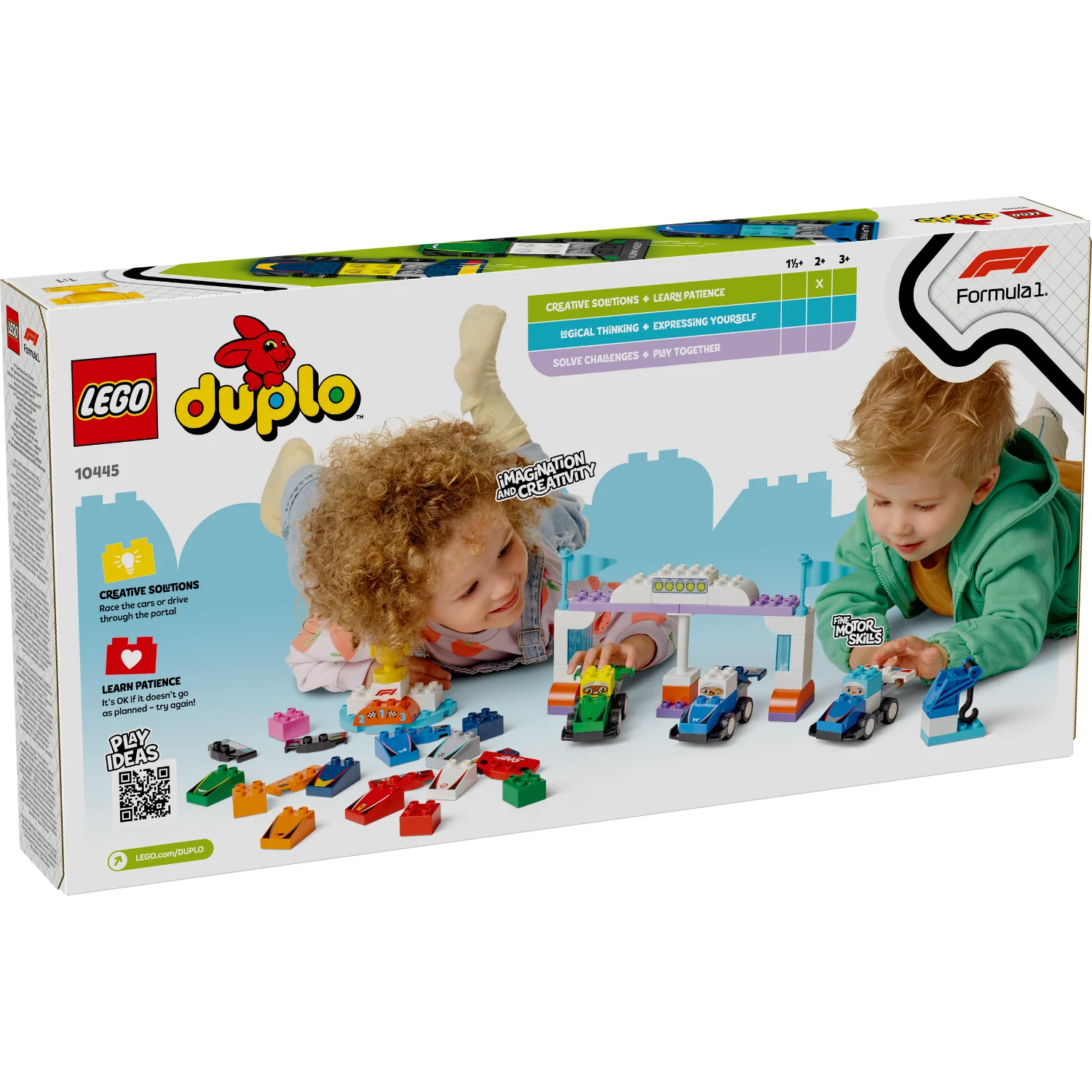 LEGO® DUPLO™ F1® Team Race Cars & Drivers