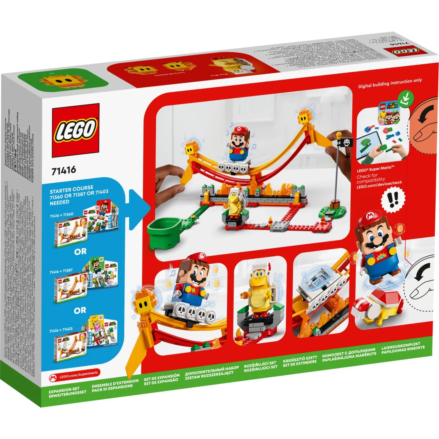LEGO® Super Mario™ Lave Wave Ride Expansion Set