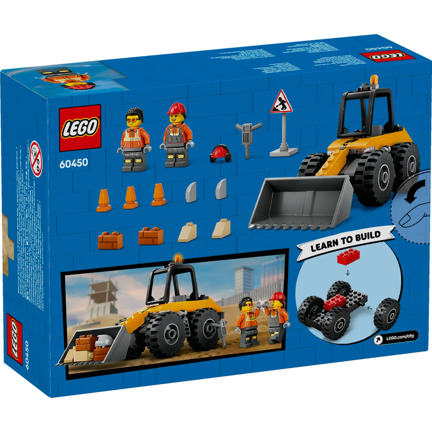 LEGO® City Yellow Construction Wheel Loader