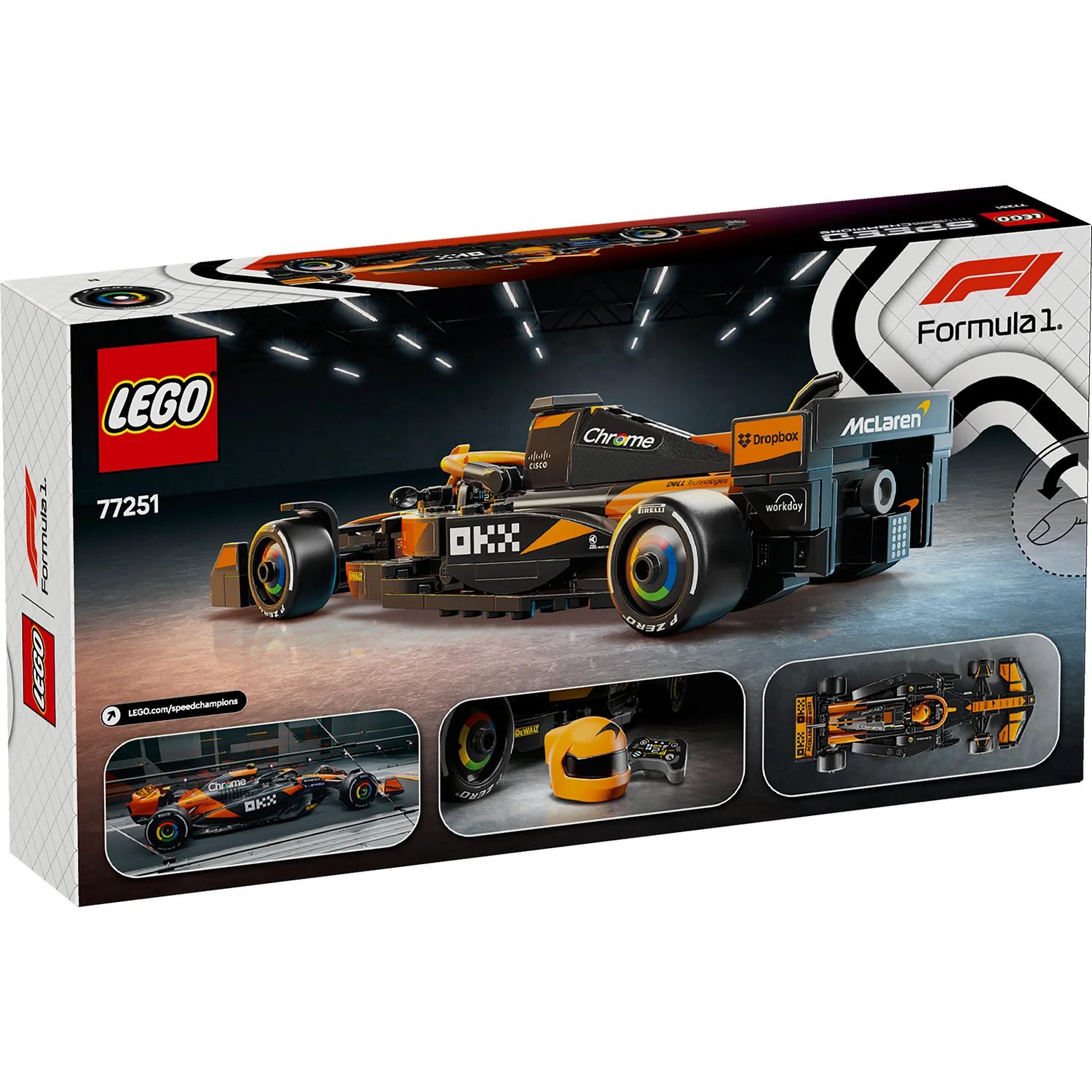LEGO® Speed Champions - McLaren F1® Team MCL38 Race Car