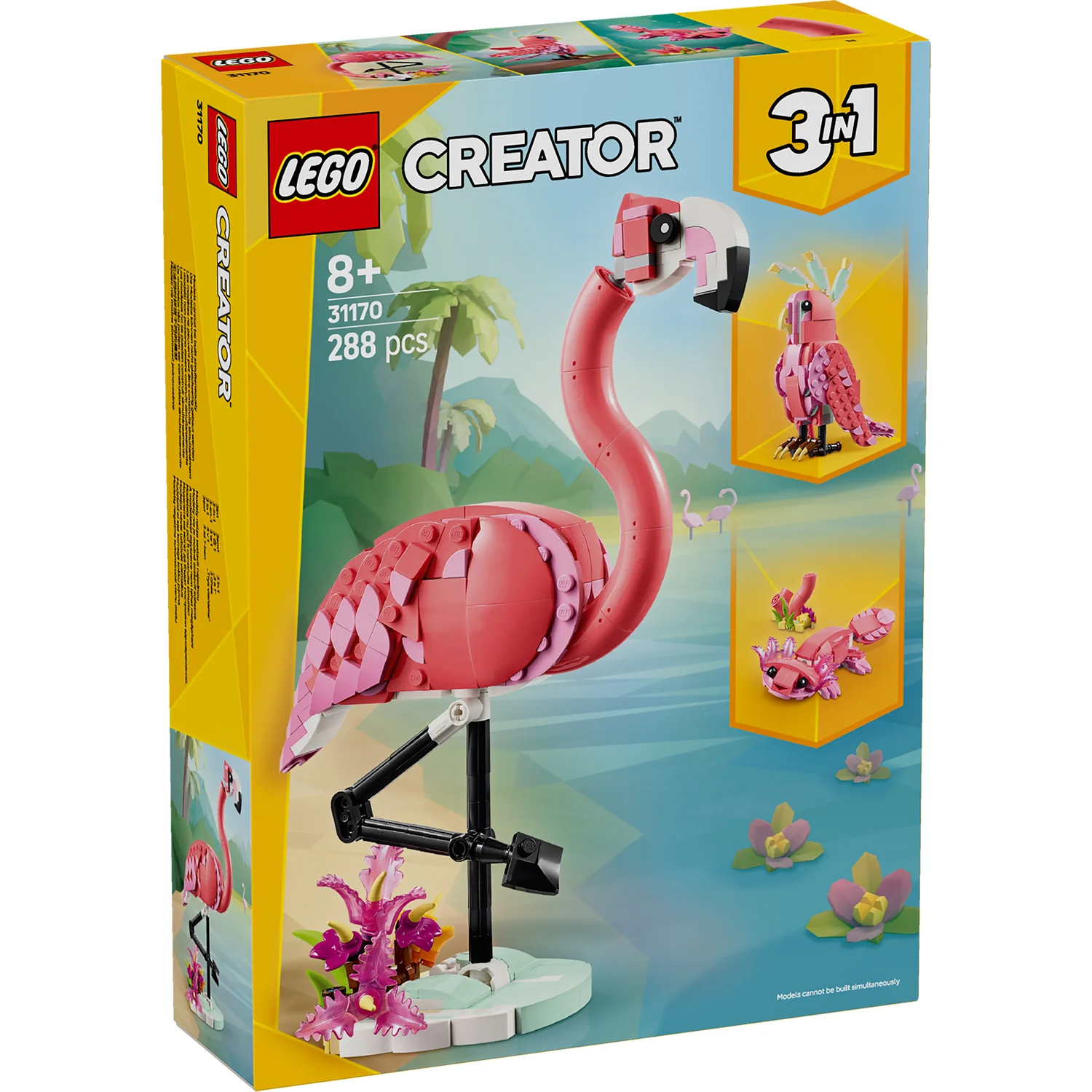 LEGO® Creator 3-in-1 Wild Animals: Pink Flamingo