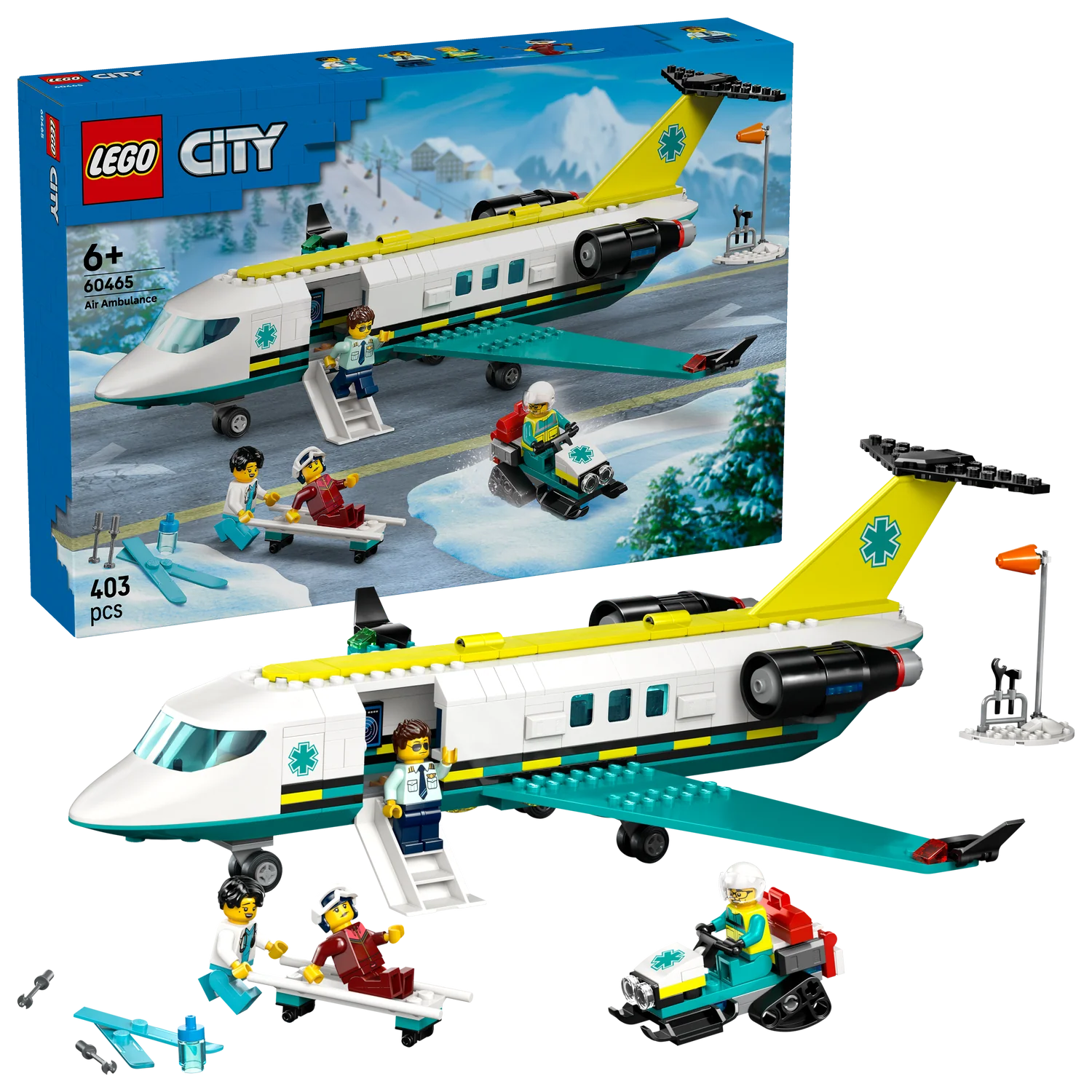 LEGO® City Emergency Air Ambulance Airplane