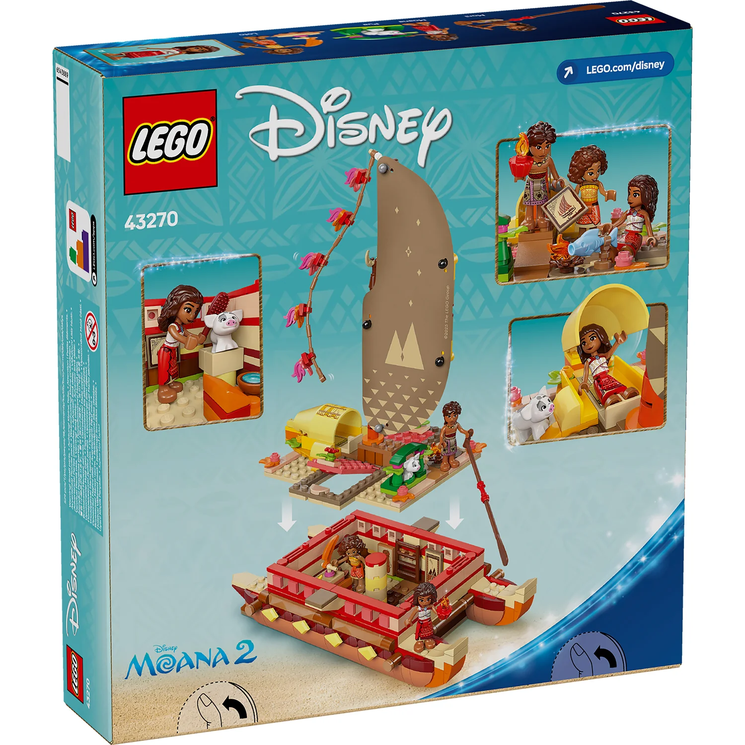 LEGO® Disney™ Moana's Adventure Canoe