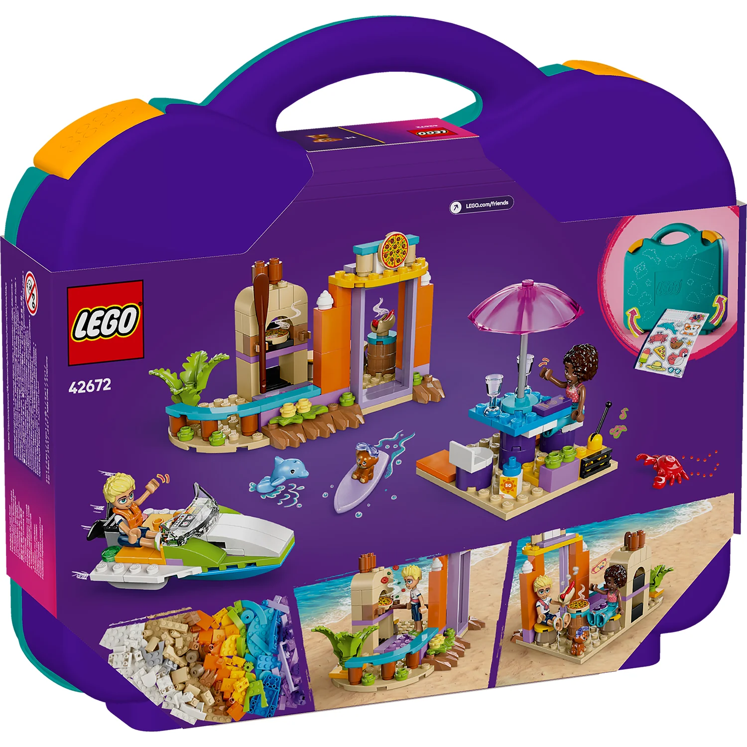 LEGO® Friends™ Creative Beach and Travel Suitcase