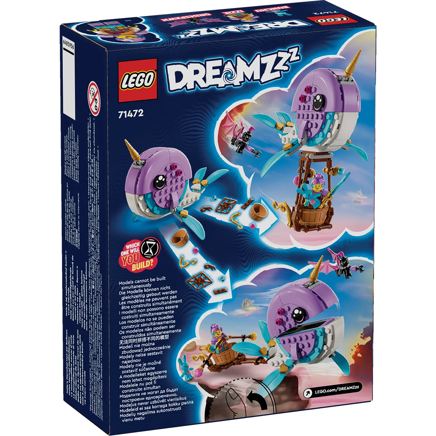 LEGO® DREAMZzz™ Izzie's Narwhal Hot-Air Balloon