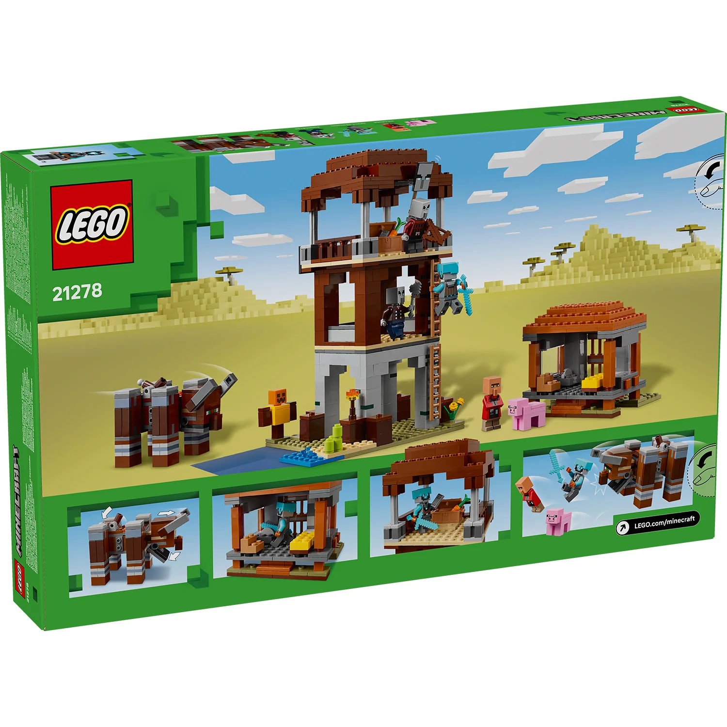 LEGO® Minecraft® The Pillager Outpost and Ravager