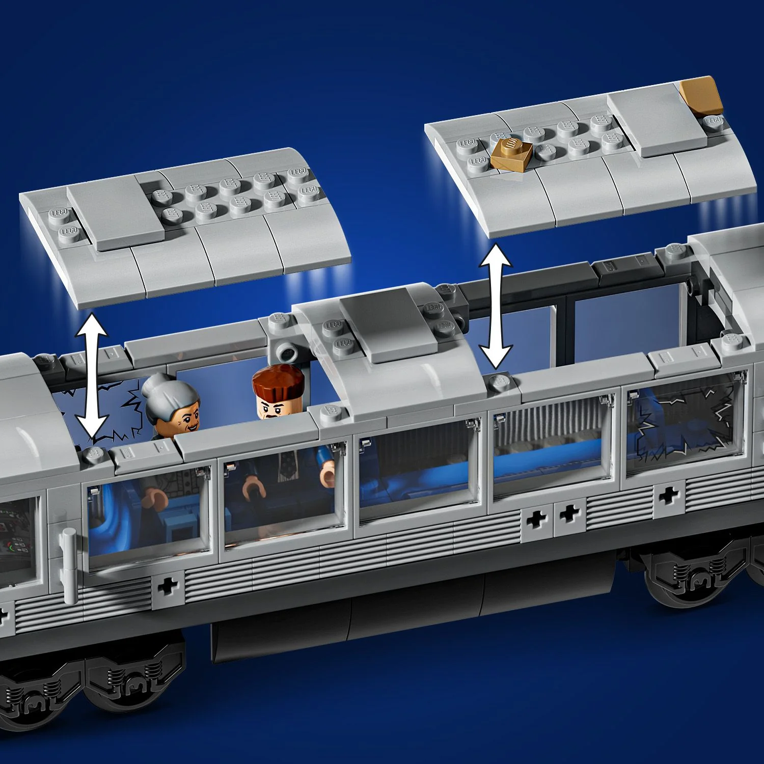 LEGO® Marvel Spider-Man vs. Doc Ock Subway Train Scene