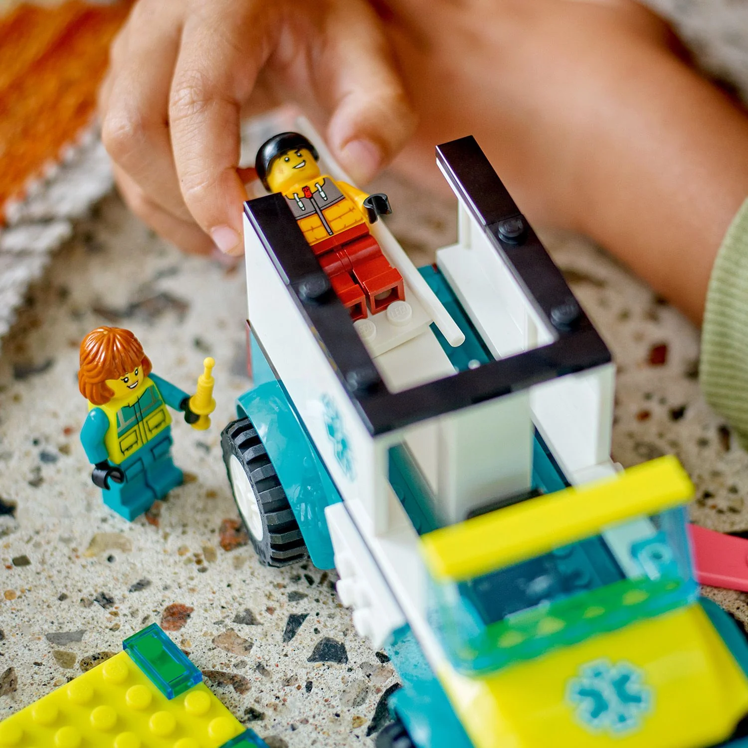 LEGO® City Emergency Ambulance and Snowboarder