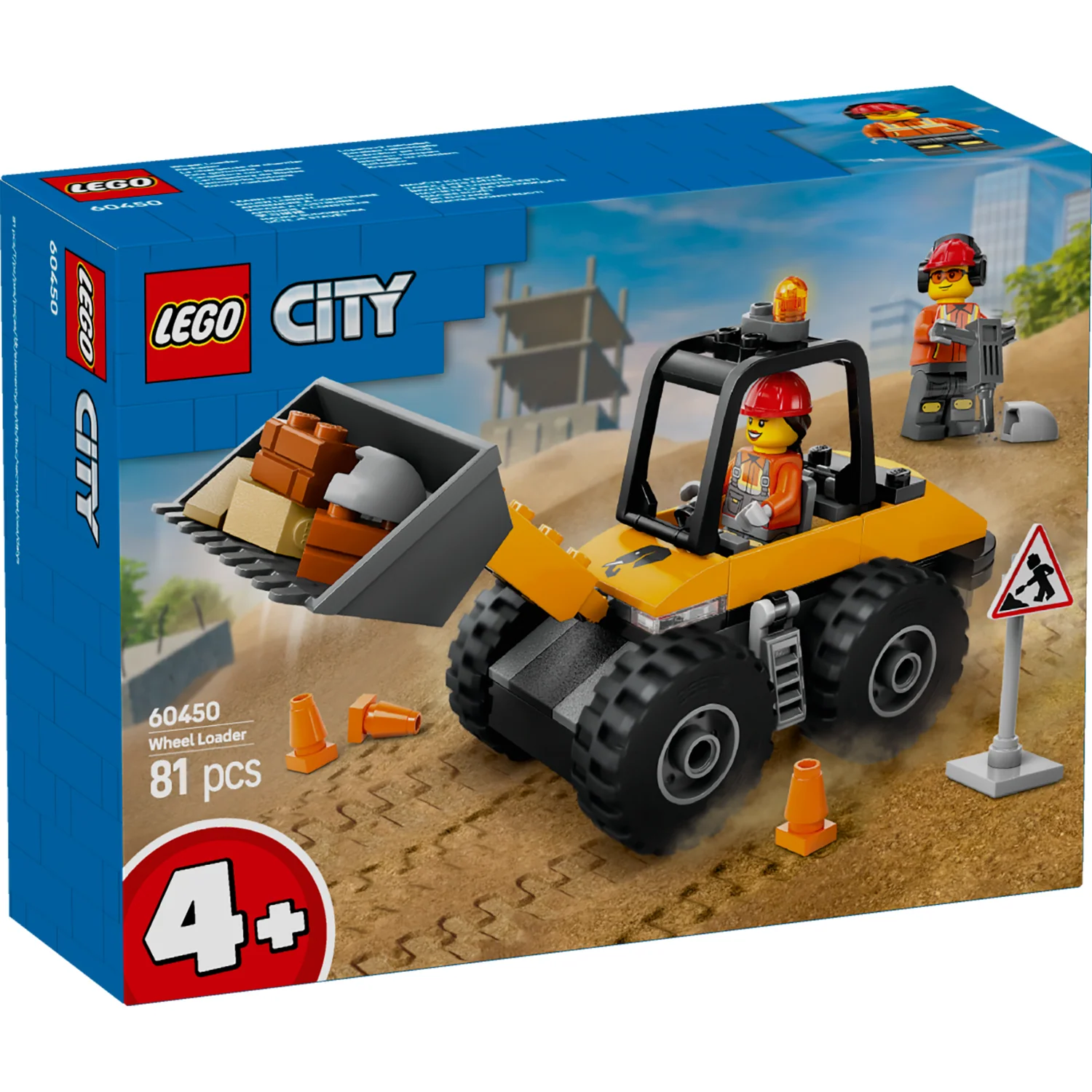 LEGO® City Yellow Construction Wheel Loader