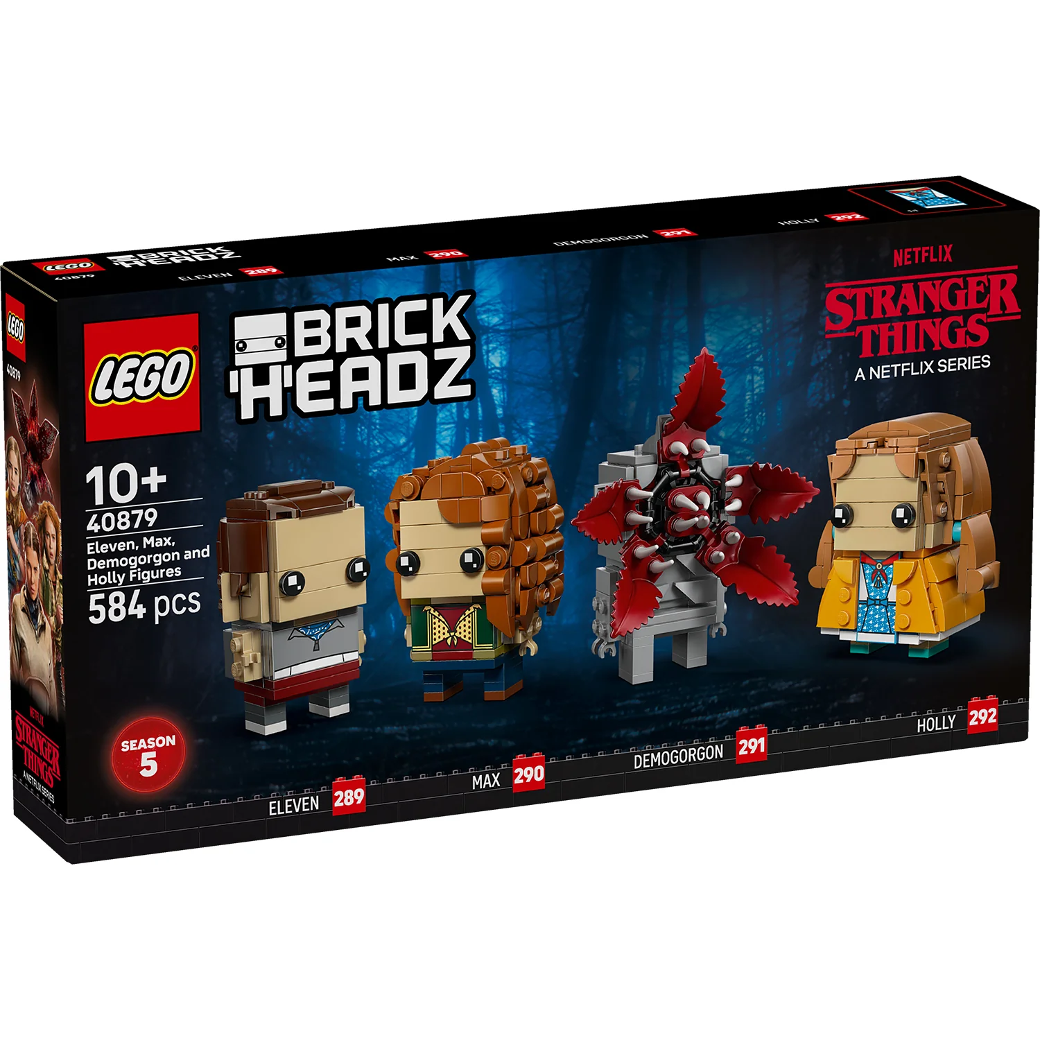 LEGO® BrickHeadz™ Stranger Things: Eleven, Max, Demogorgon and Holly Figures