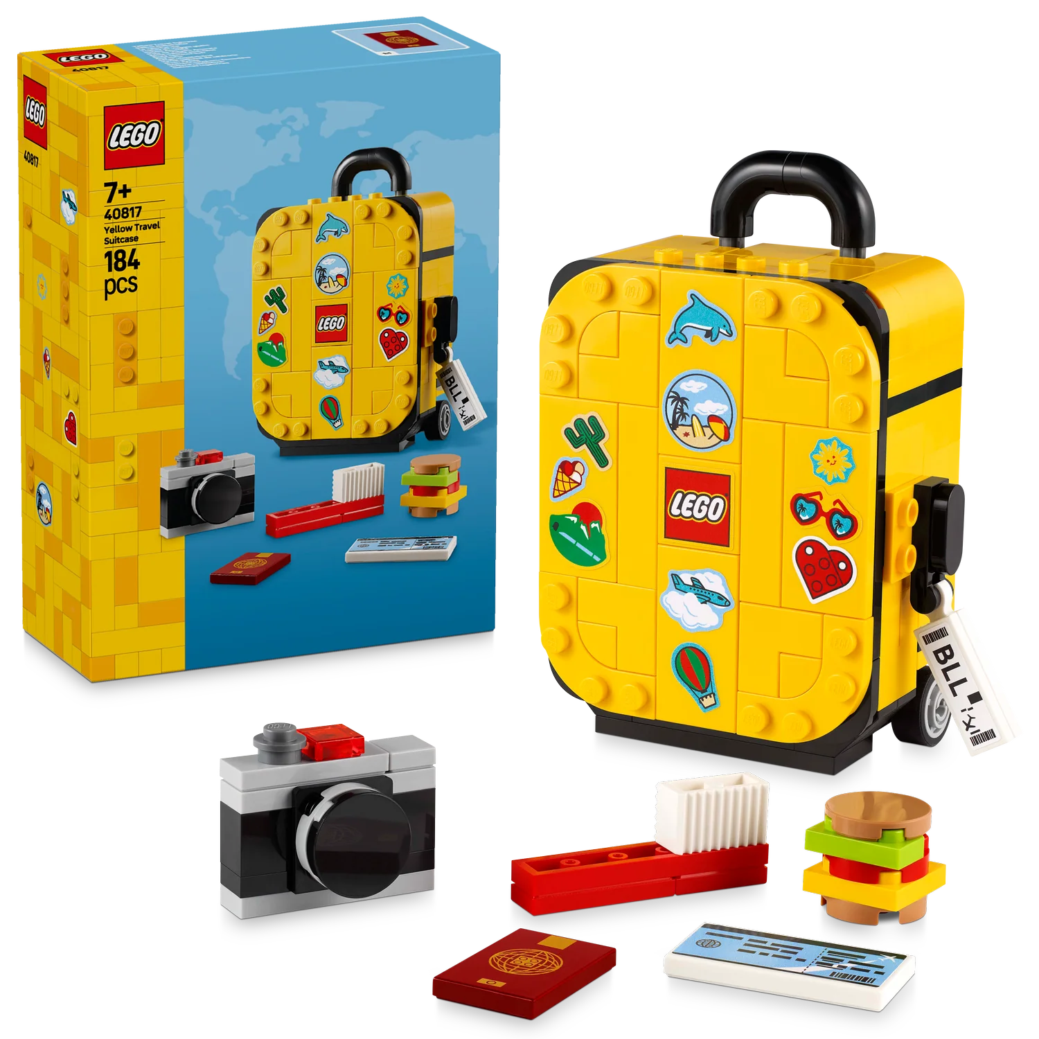 Yellow Travel Suitcase