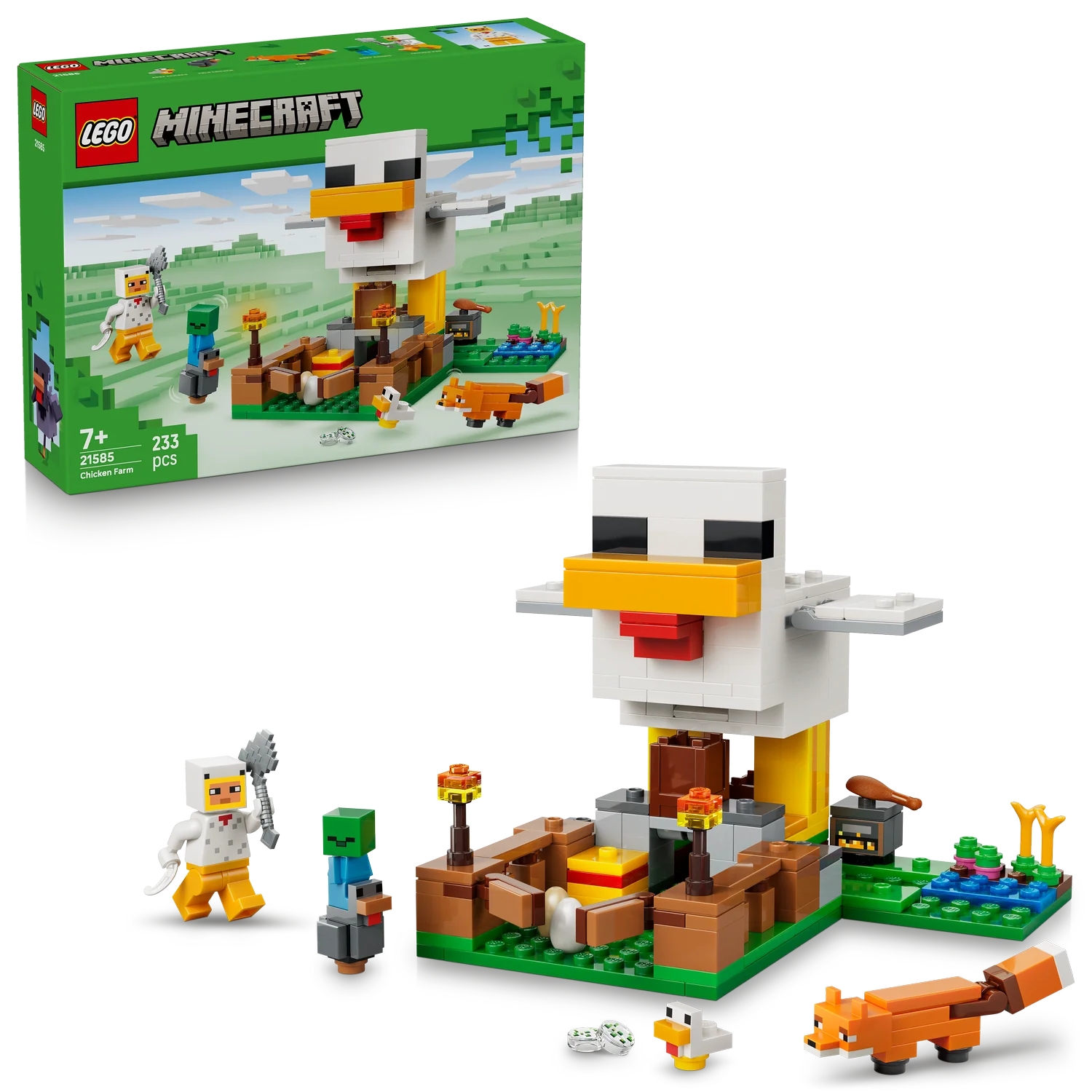 LEGO® Minecraft® Chicken Farm