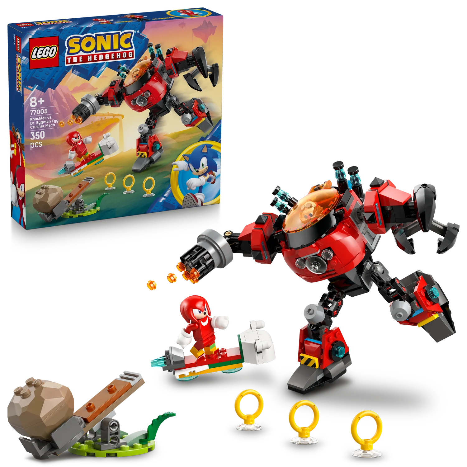 LEGO® Sonic the Hedgehog™ Knuckles vs. Dr. Eggman Egg Crusher Mech