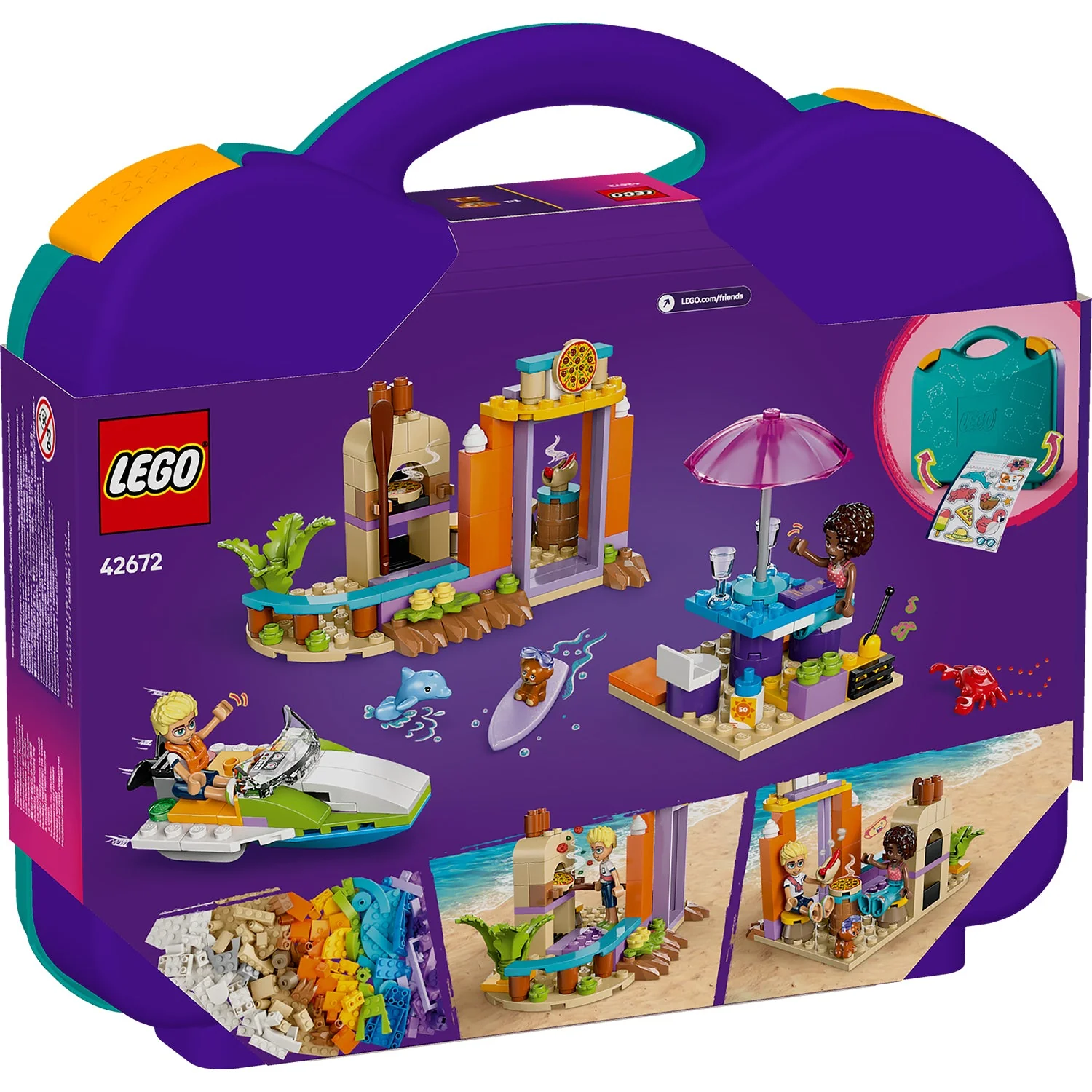 LEGO® Friends™ Creative Beach and Travel Suitcase
